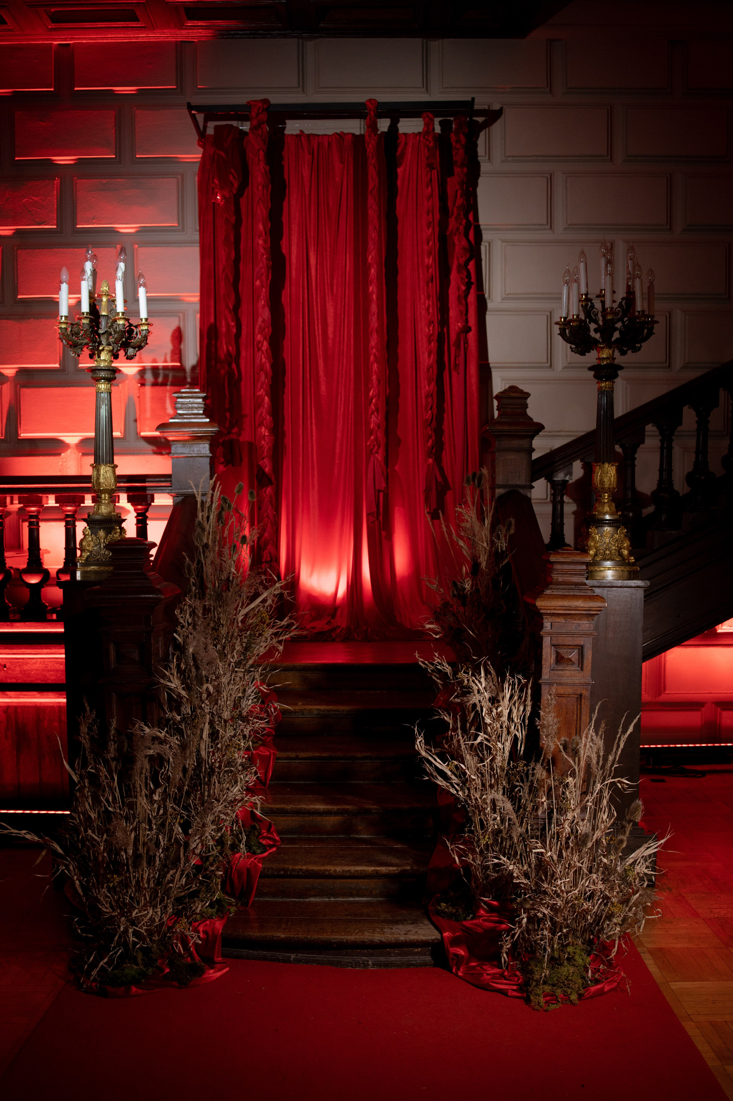 Новогодний корпоратив в фольклорном стиле. Особняк Лемана. Оформление свадеб, декор свадеб Вера Маркова, Москва