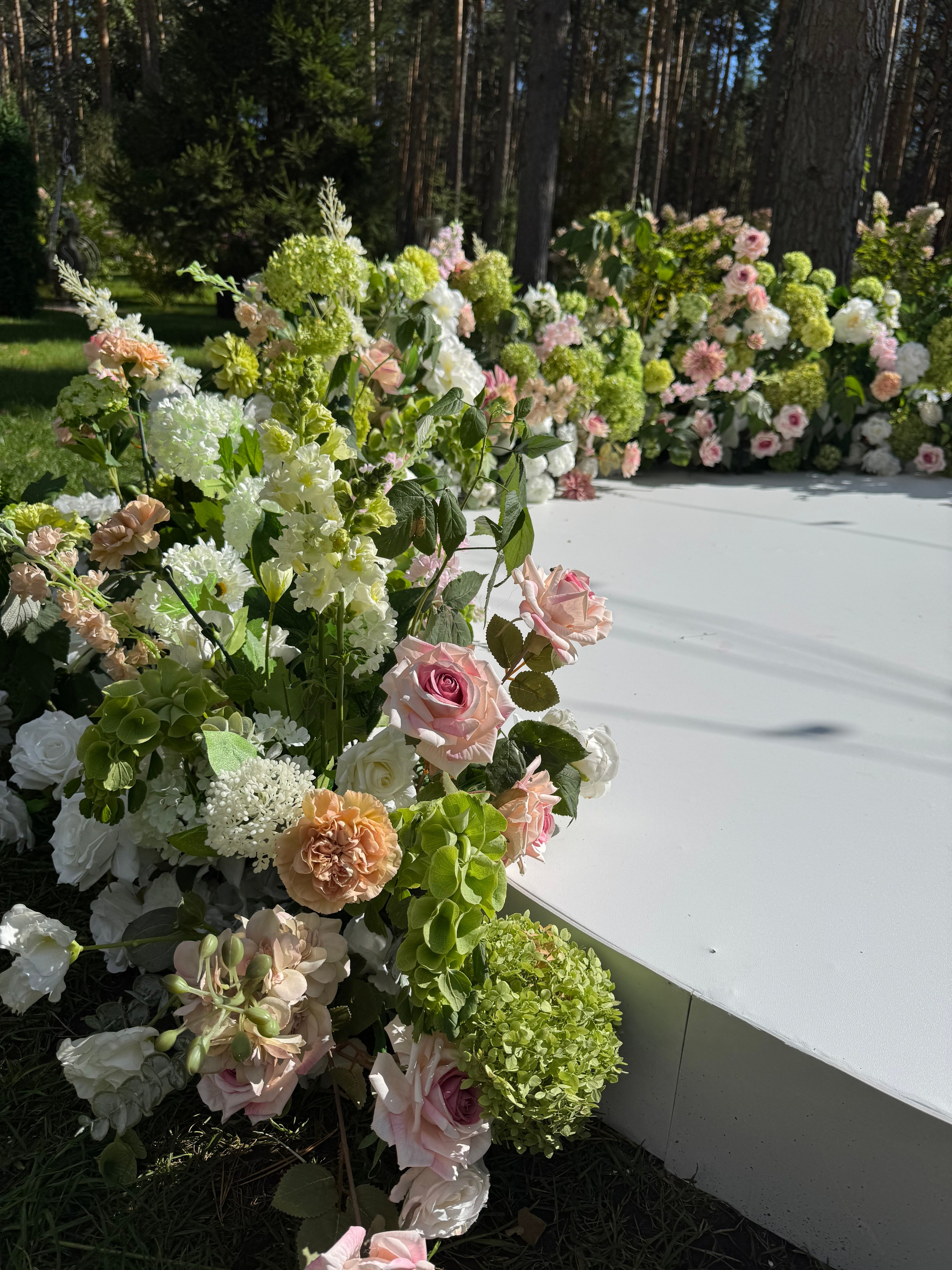 Классика с розовыми акцентами. Декоратор флорист оформление свадеб Тольятти Самара