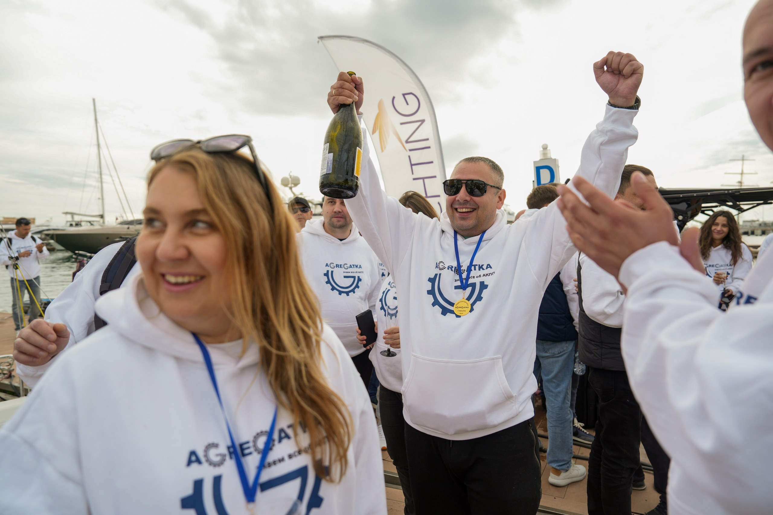 Яхтенная регата для компании Агрегатка. Репортажный фотограф в Красной Поляне и Сочи Павлюченко Екатерина