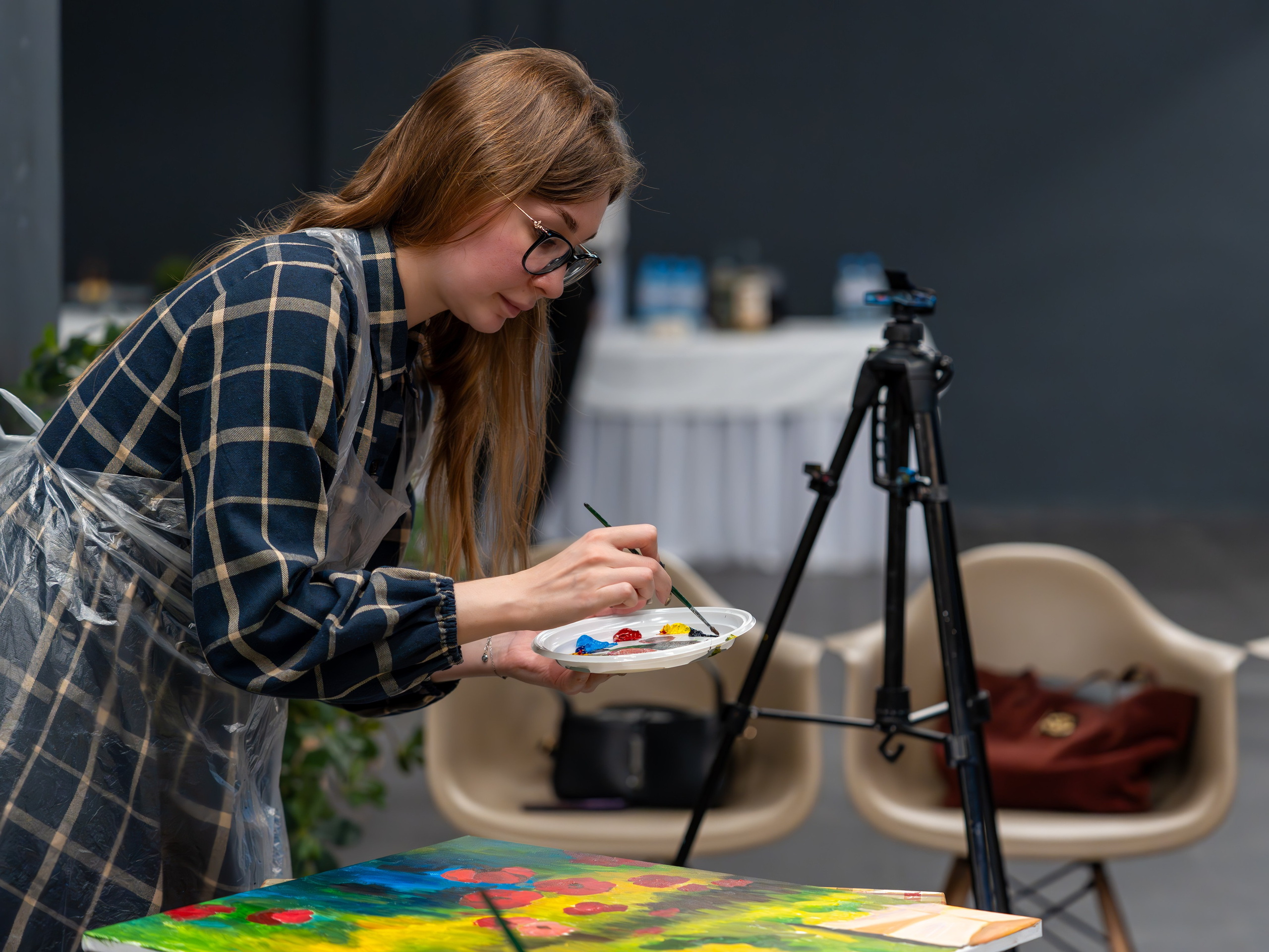 MICE мероприятие — мастер класс по акварели. Репортажный фотограф в Красной Поляне и Сочи Павлюченко Екатерина