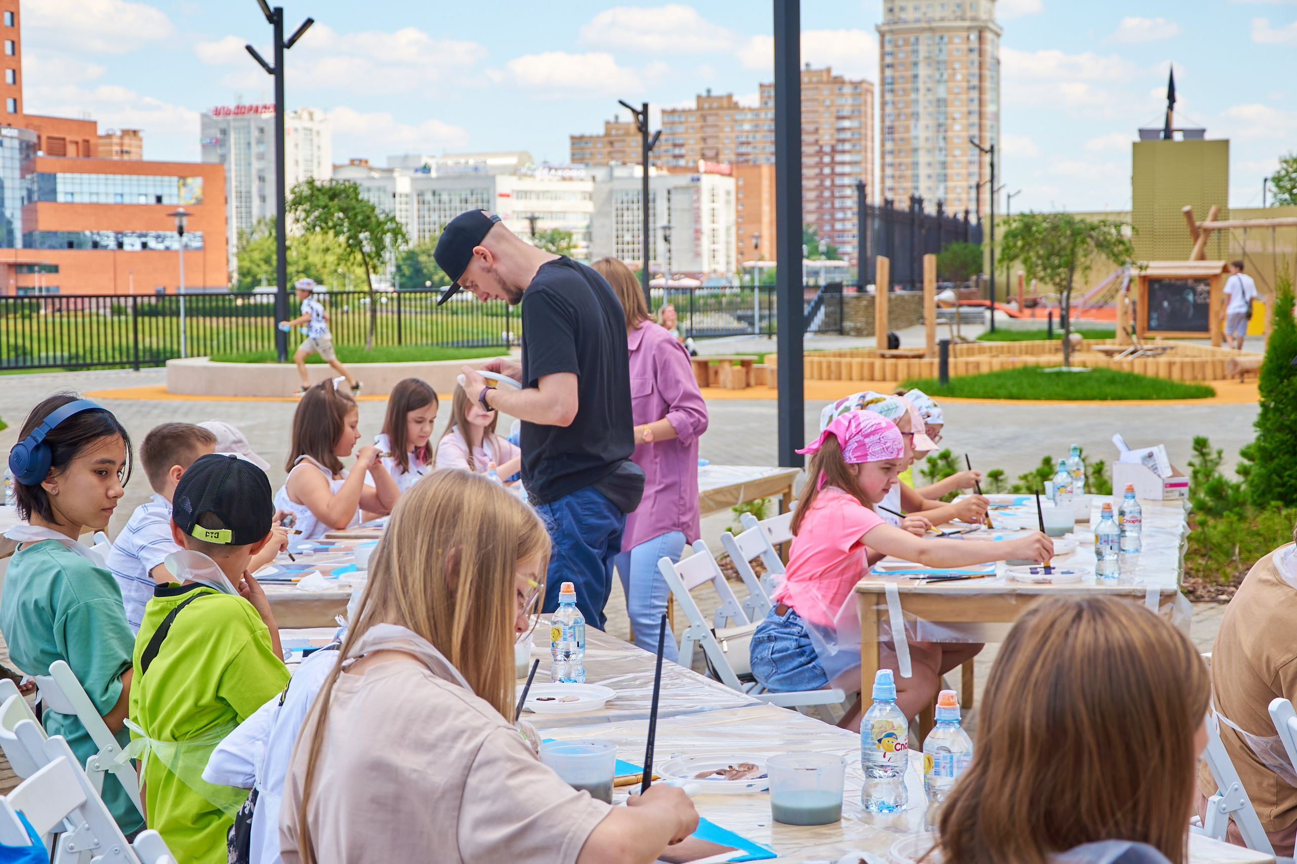 Мастер-класс по рисованию, Щелково, Ривер-хаус. Фотограф Щёлково