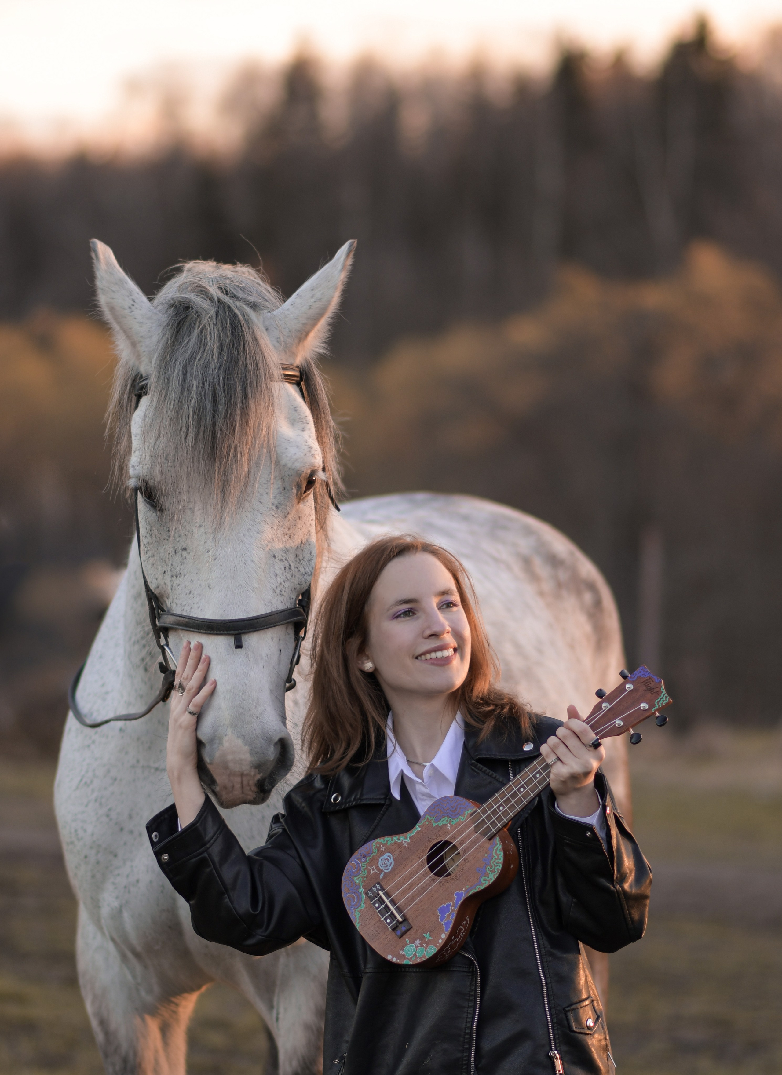 Портретная фотосессия с лошадьми. В созвучии с природой. Фотограф Светлана В. Пронина, Москва