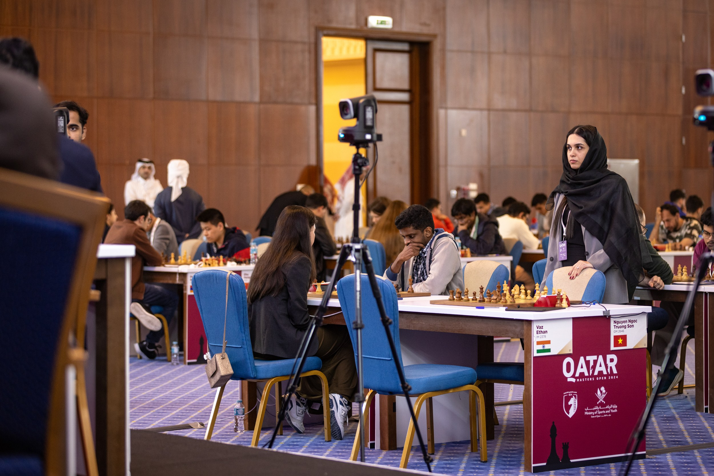 2024.12.03 Qatar Masters Open 2024 — Round1. Фотограф Анна Штурман (репортажная съёмка любых событий и мероприятий) Anna Shtourman photographer