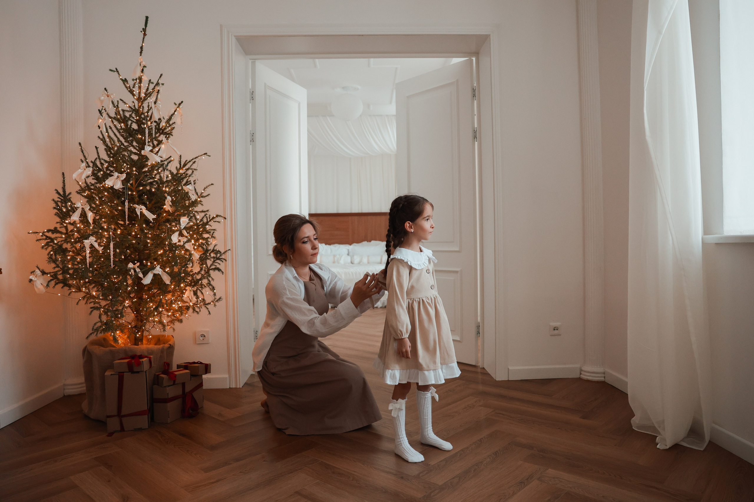 Рождественская история. Яна и Ева. Ваш семейный newborn и lifestyle фотограф в СПБ Наталья Журавлева