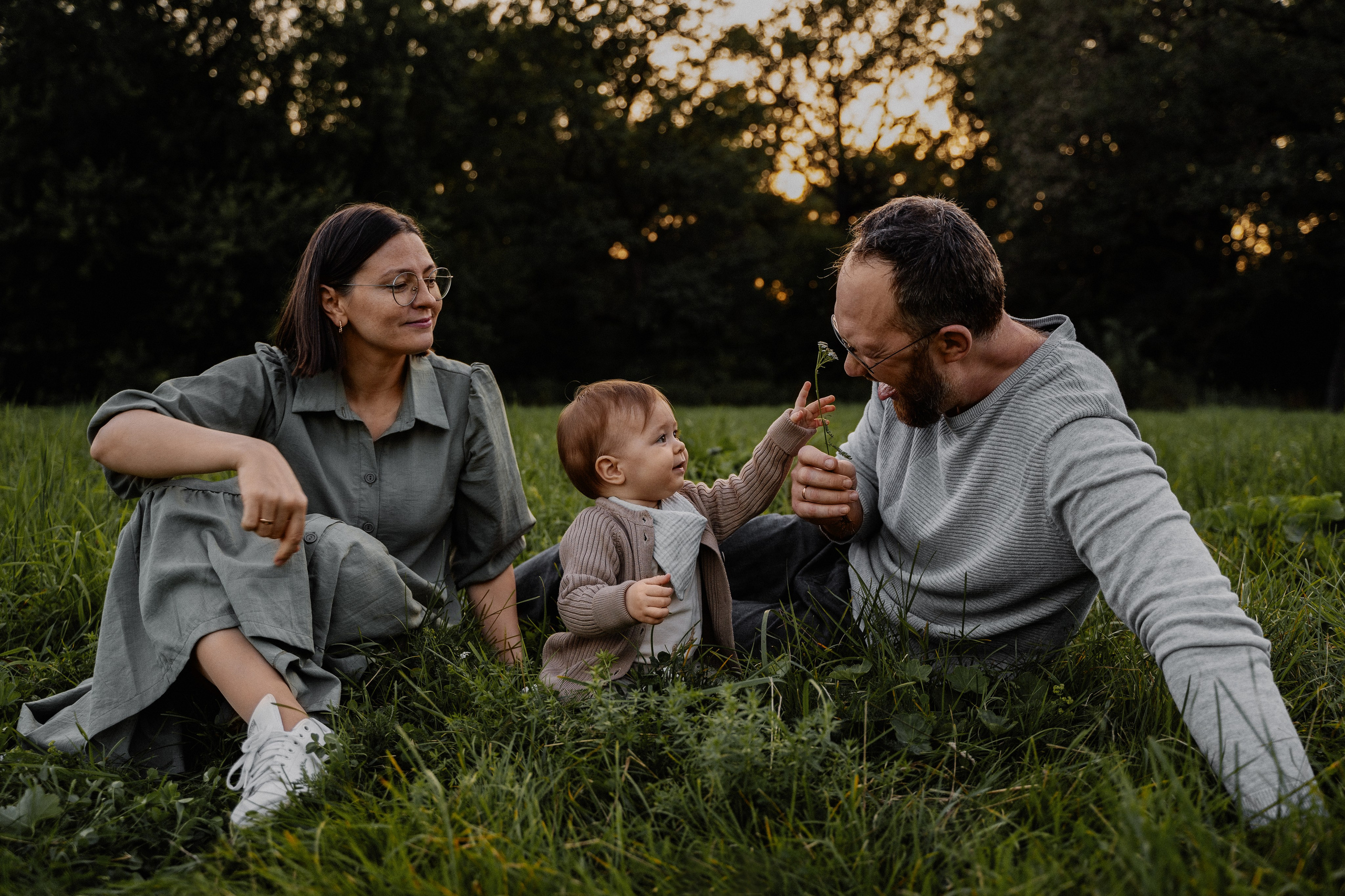 Втроем. Семейный фотограф в Москве Надя Бугаева