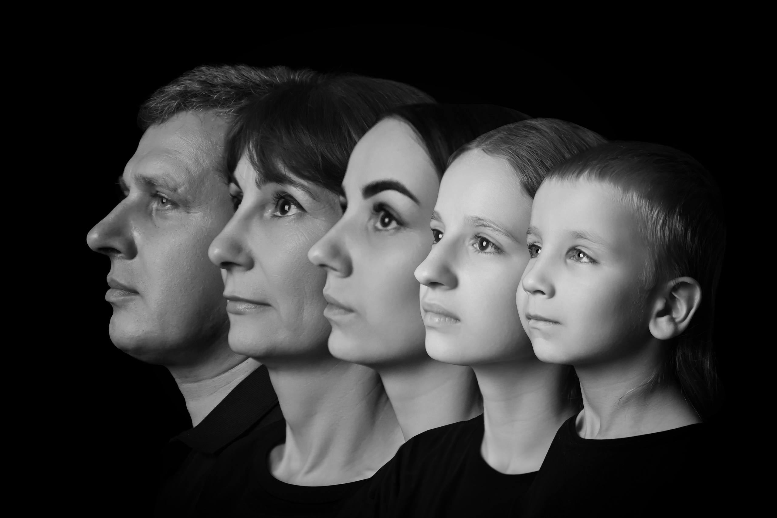 Портрет ПОКОЛЕНИЕ. Фотограф Новорожденных и семейный Элла Огай г. Сатпаев