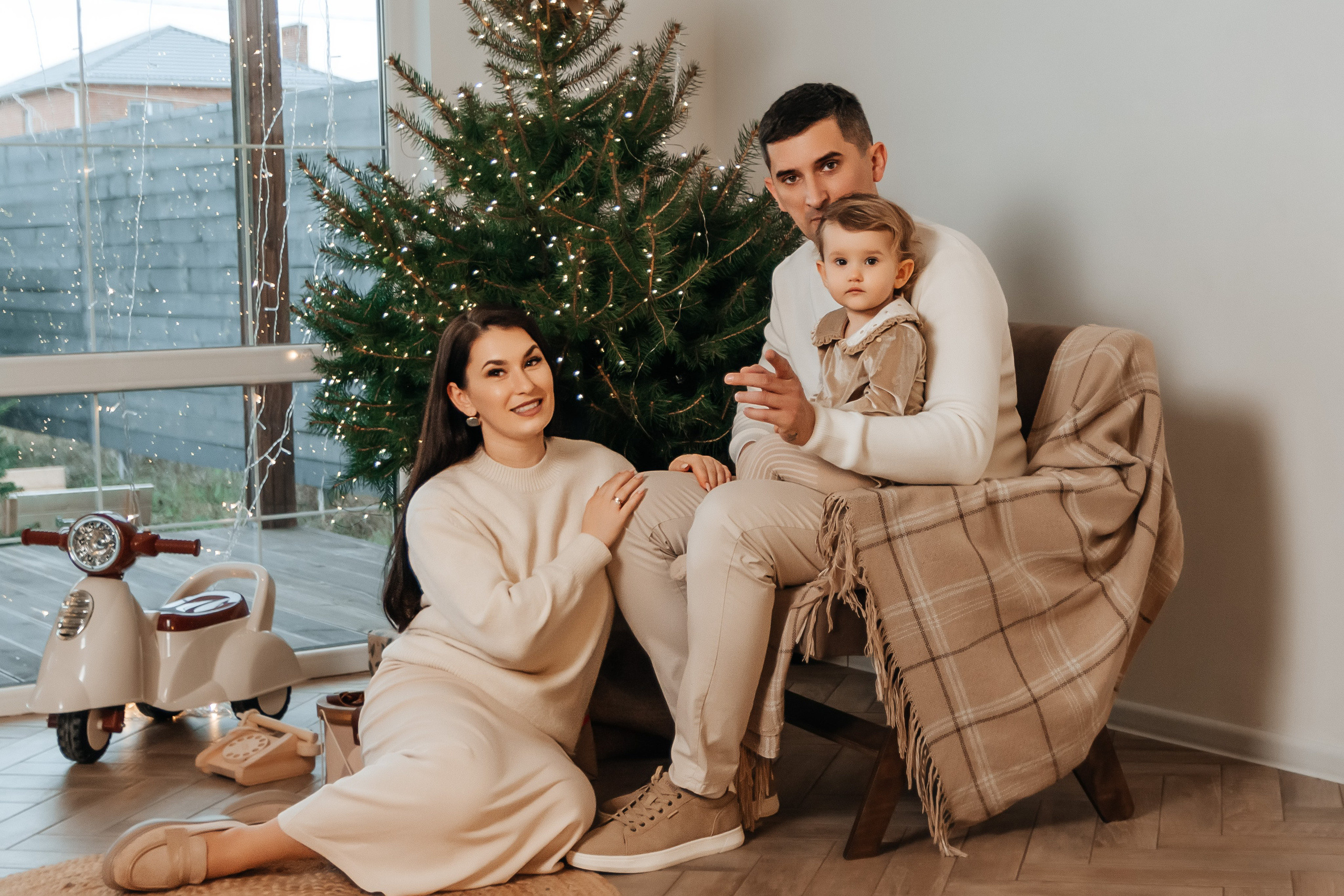 Семейная новогодняя фотосессия Татьяны. Семейный и детский фотограф Кущ Наташа
