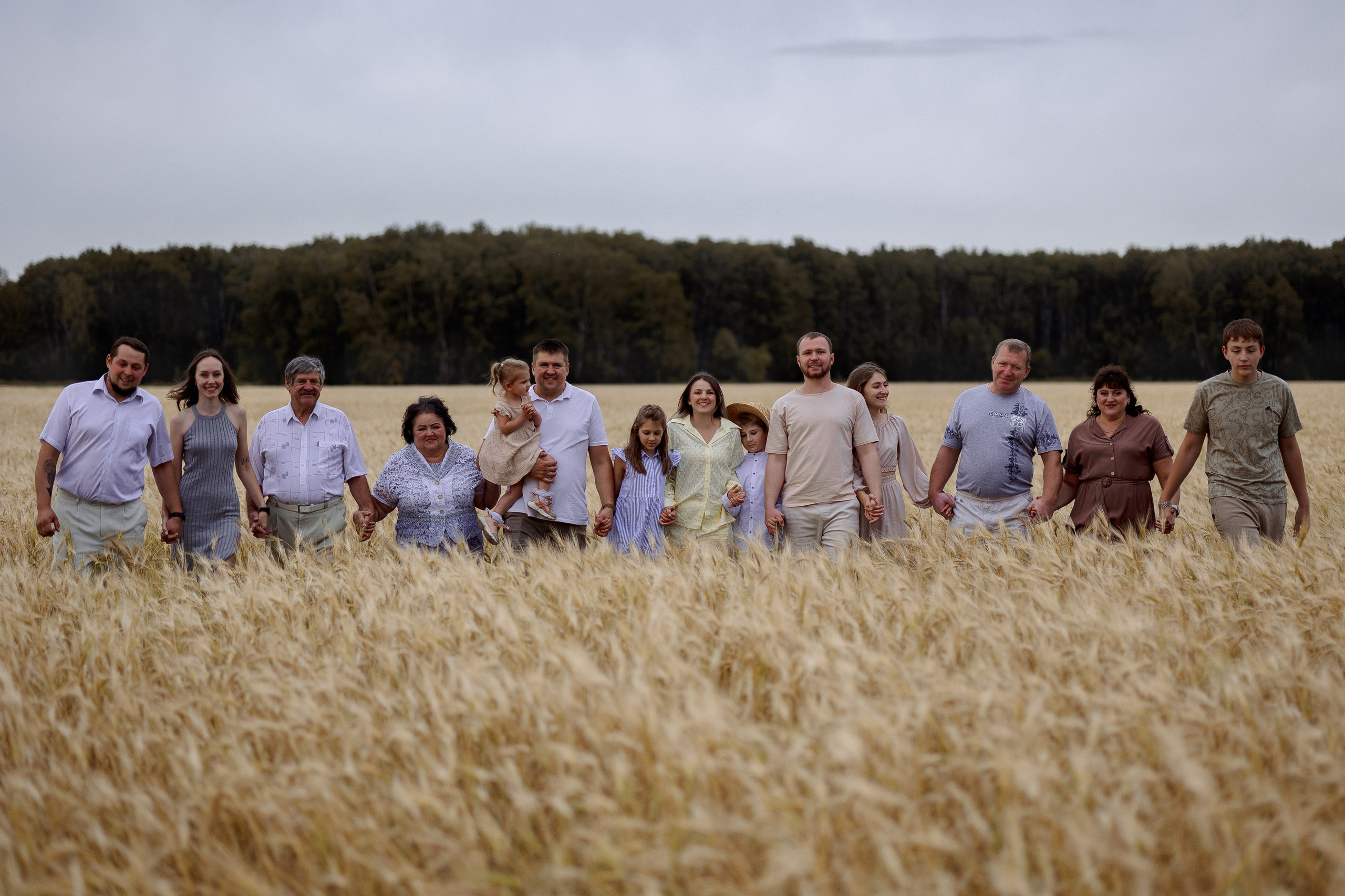 Съемка «Большая семья». Фотограф в Омске