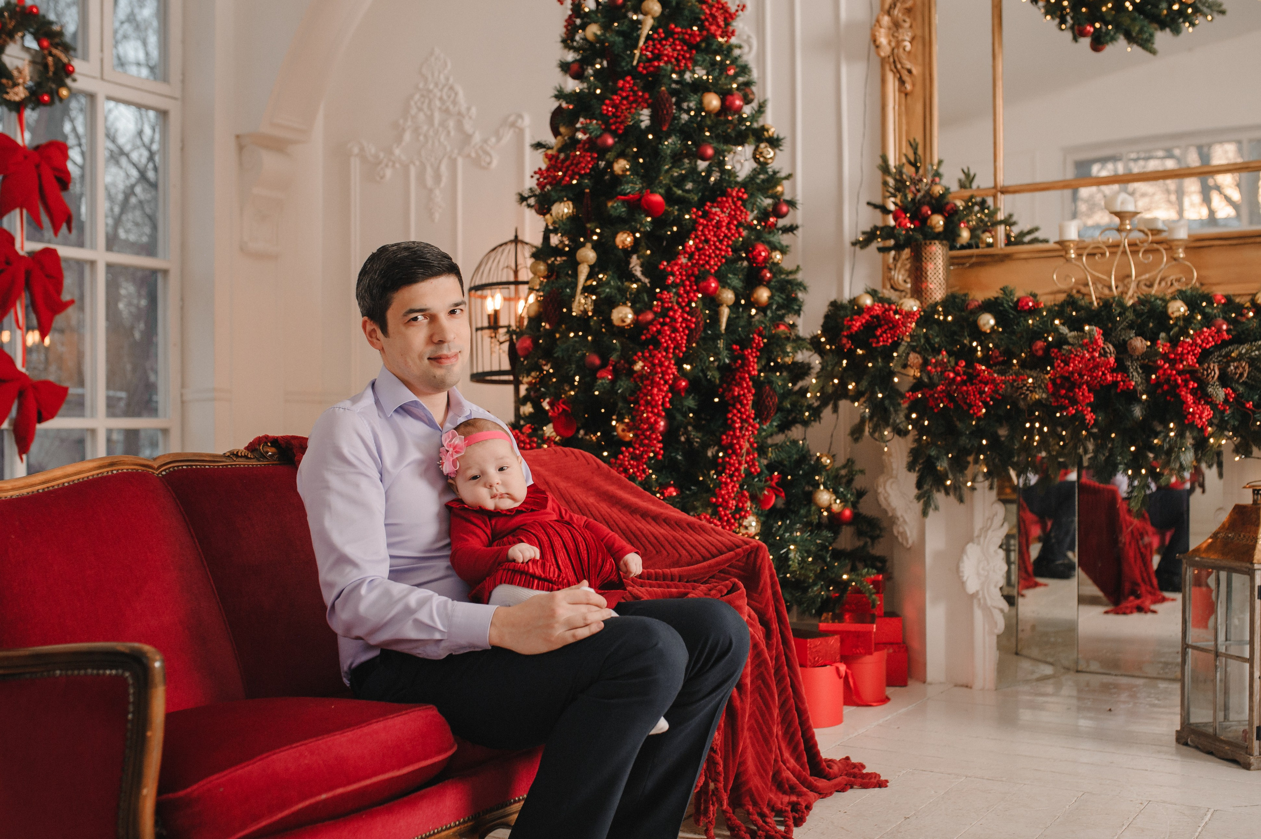 Новогодняя фотосессия в студии. Дмитрий Черяник свадебный и семейный фотограф