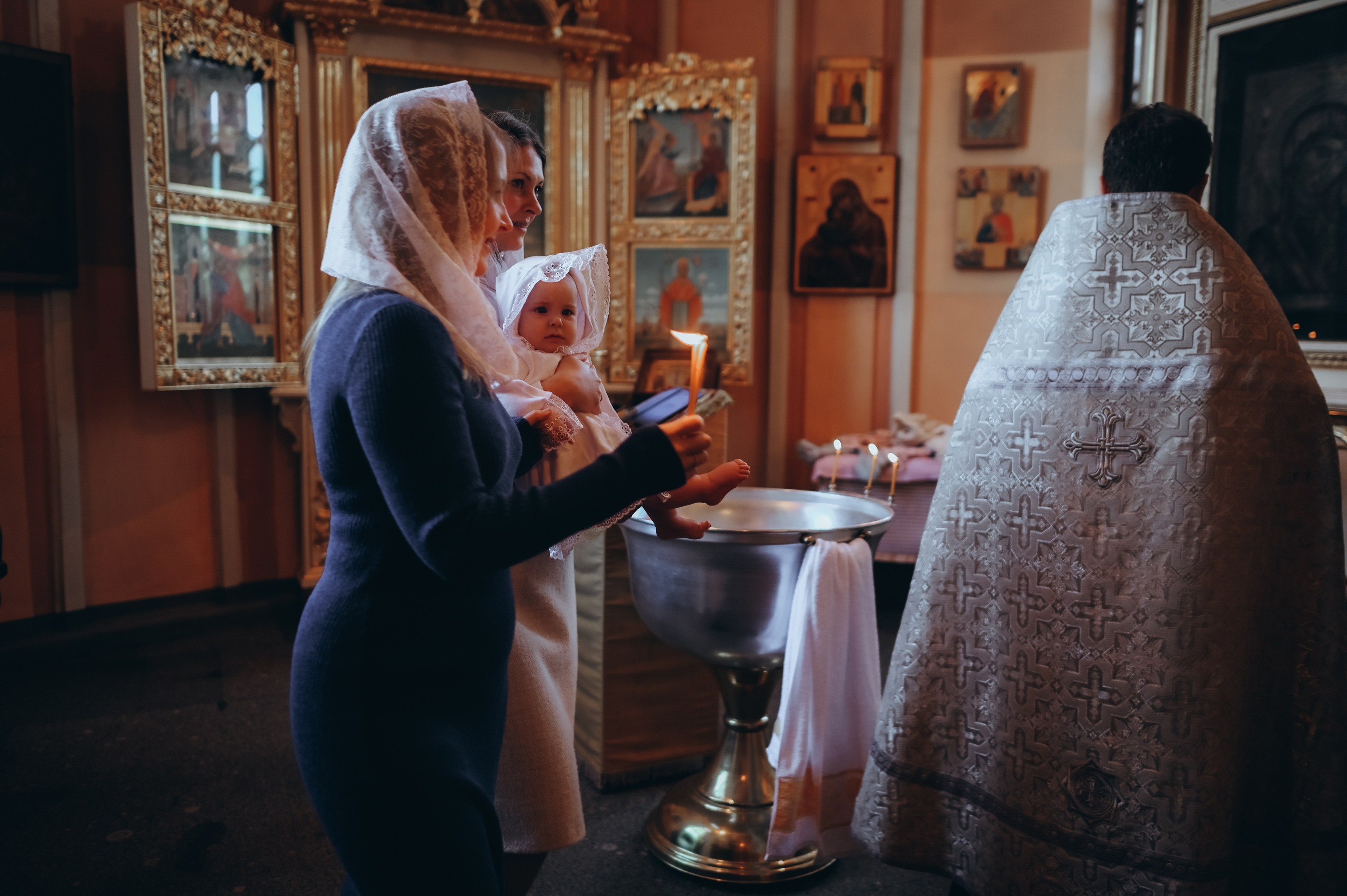 Крещение Любочки. Семейный и свадебный фотограф в Санкт-Петербурге Яна