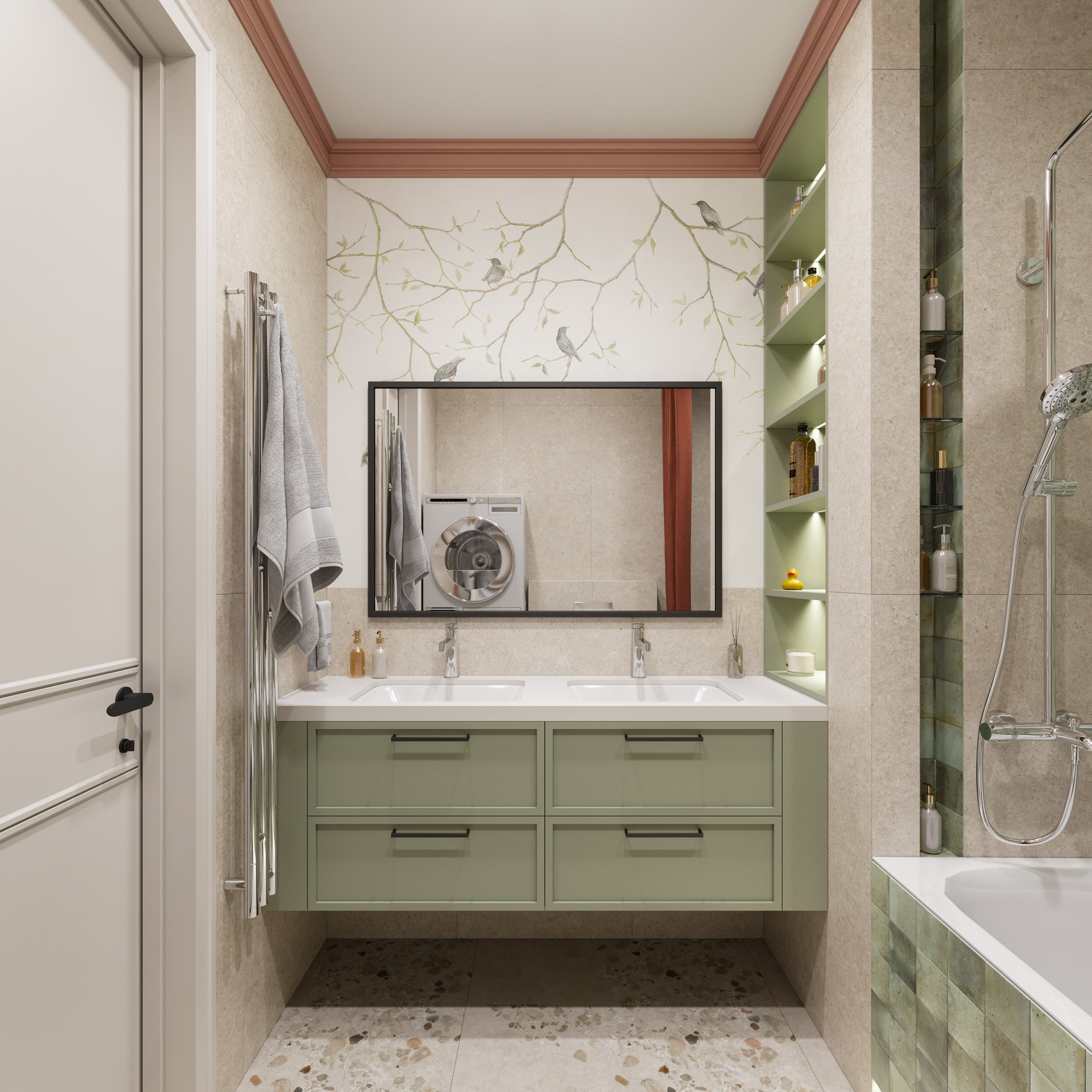 3D Визуализация Квартиры в Стиле Современная Классика. Визуализатор интерьера в Москве | Брагин Кирилл