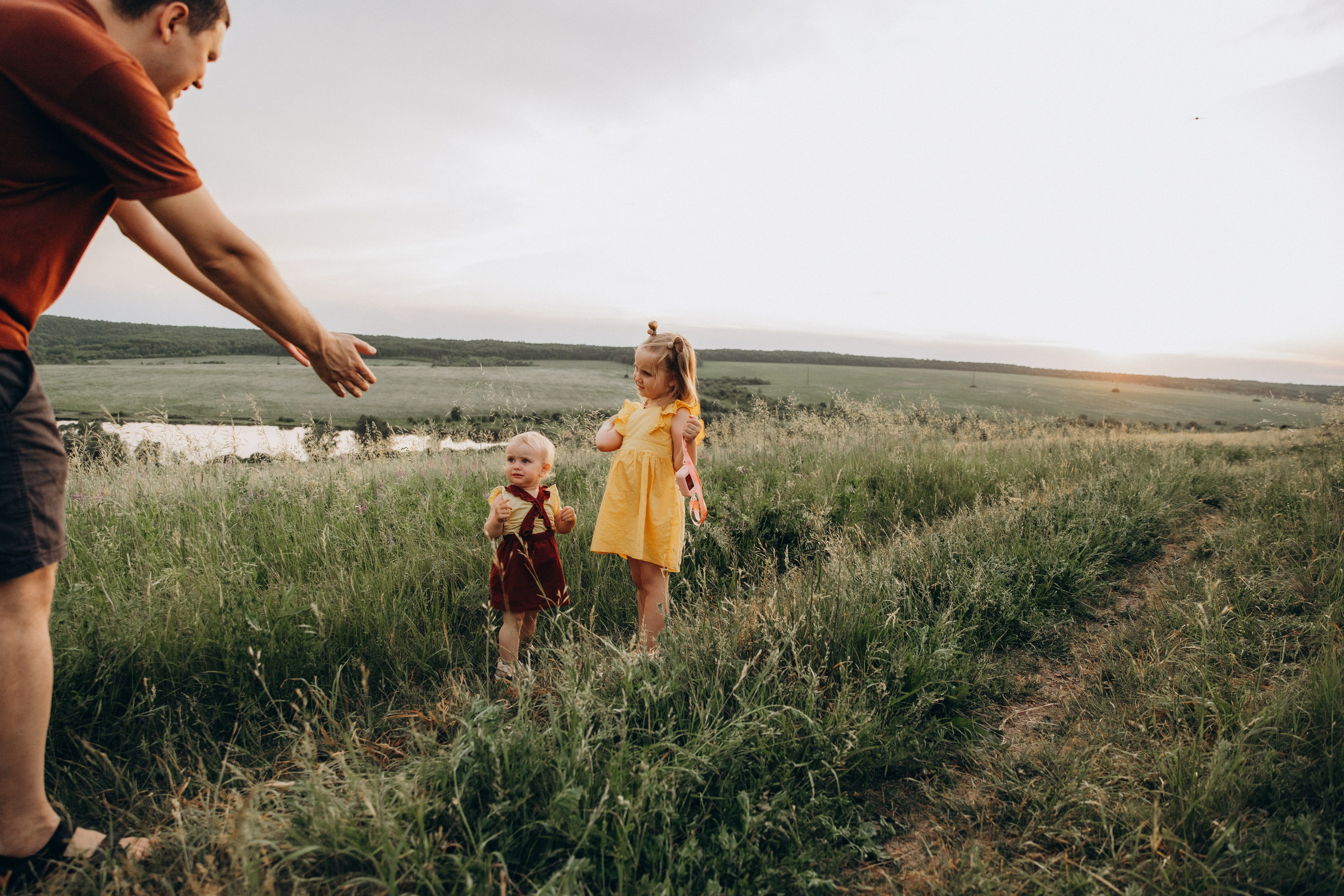 Папа и дочки. Семейный фотограф документалист в Пензе Лопатинская Татья