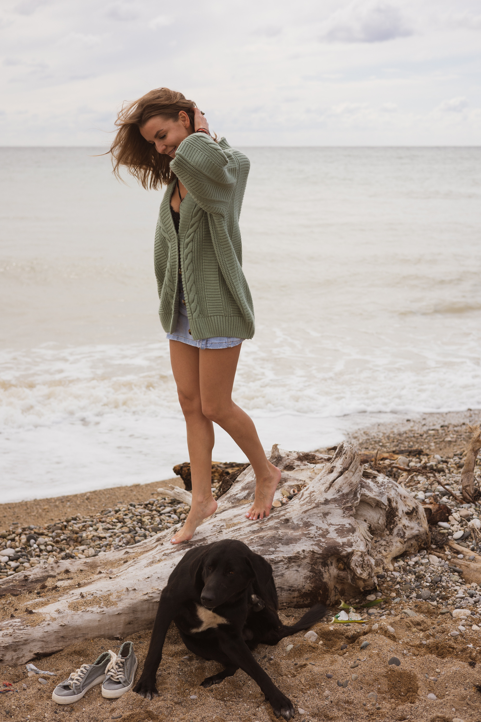 Прогулка по берегу. Женский фотограф в Москве Александра Осипова