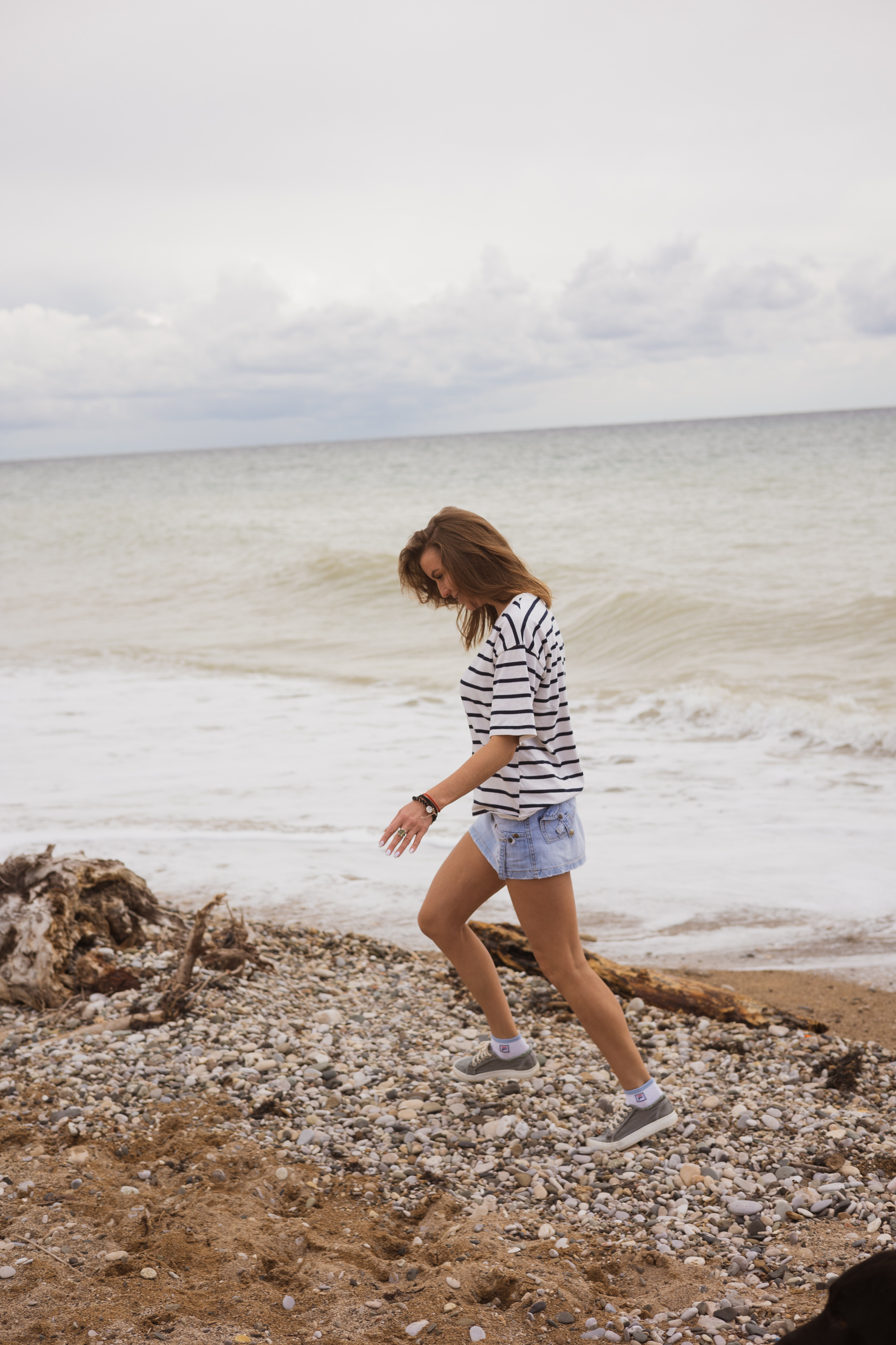 Прогулка по берегу. Женский фотограф в Москве Александра Осипова