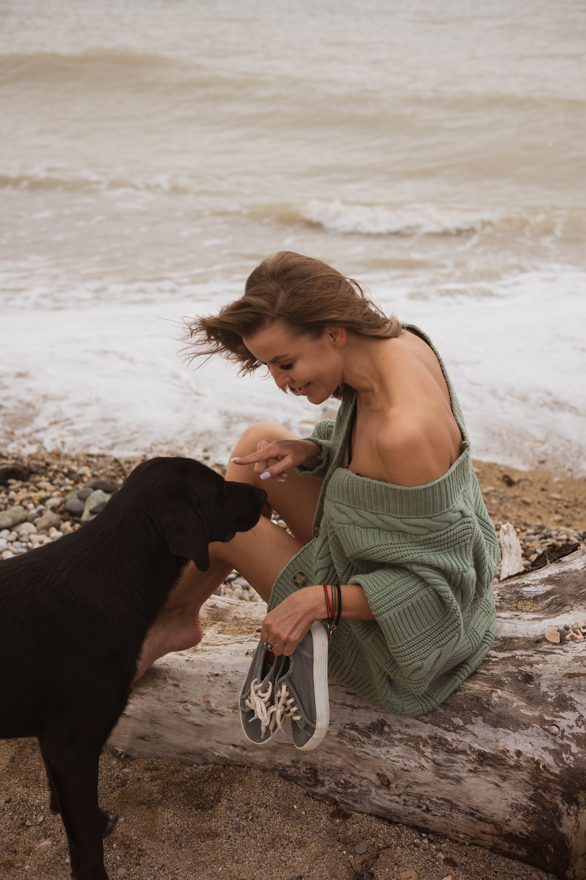Прогулка по берегу. Женский фотограф в Москве Александра Осипова