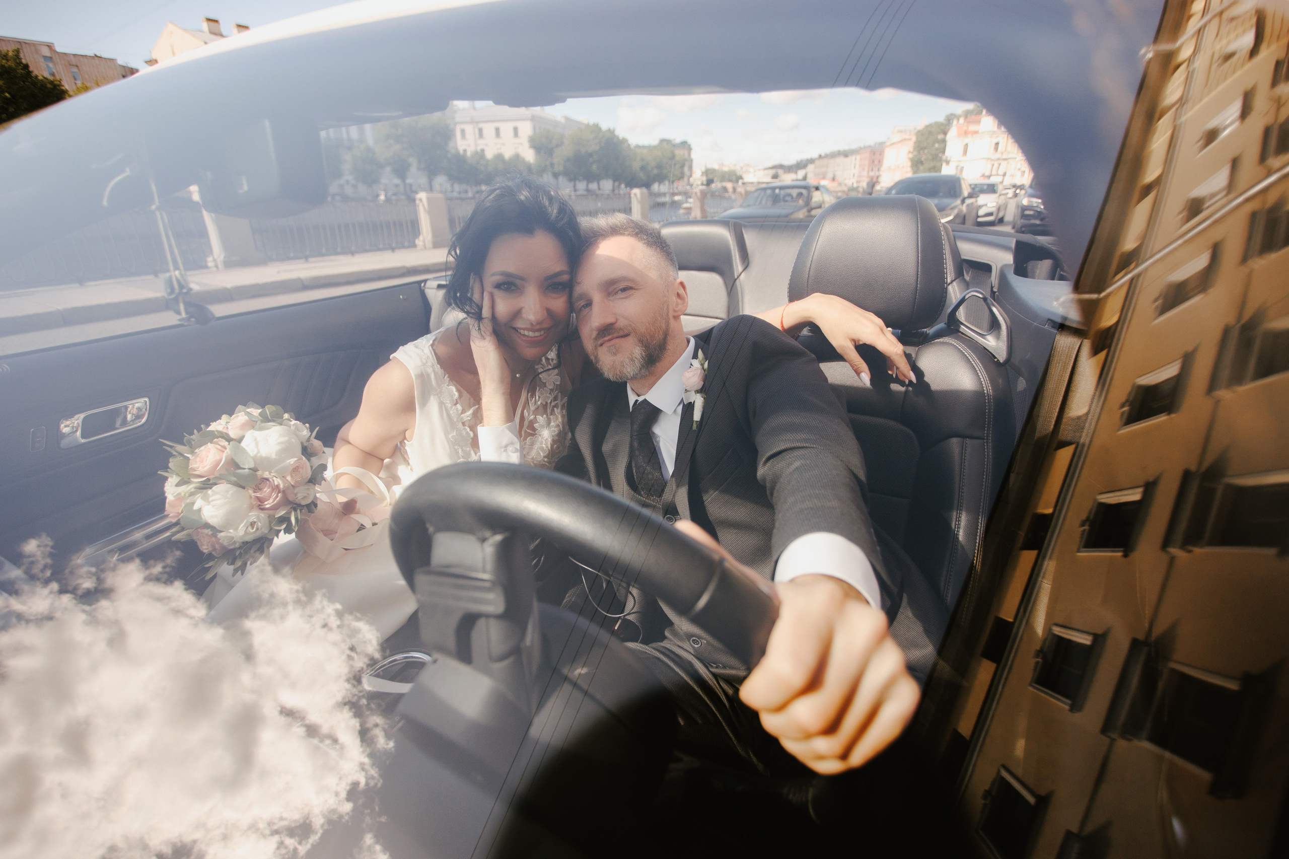 Свадьба в Питере весной. Свадебный фотограф СПБ