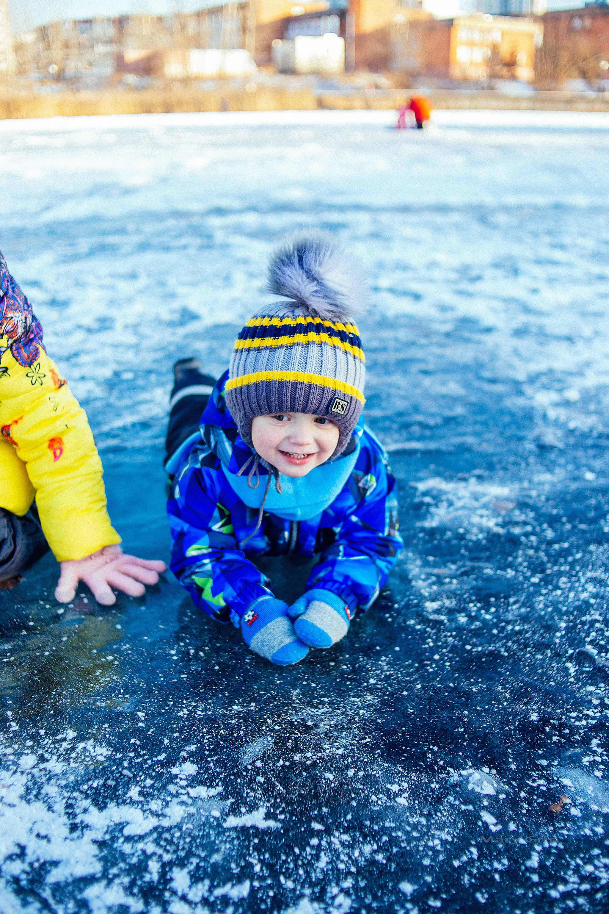 Зимняя фотопрогулка на мещерском озере с мандаринами. Детский и семейный фотограф, фотограф мероприятий Нижний Новгород