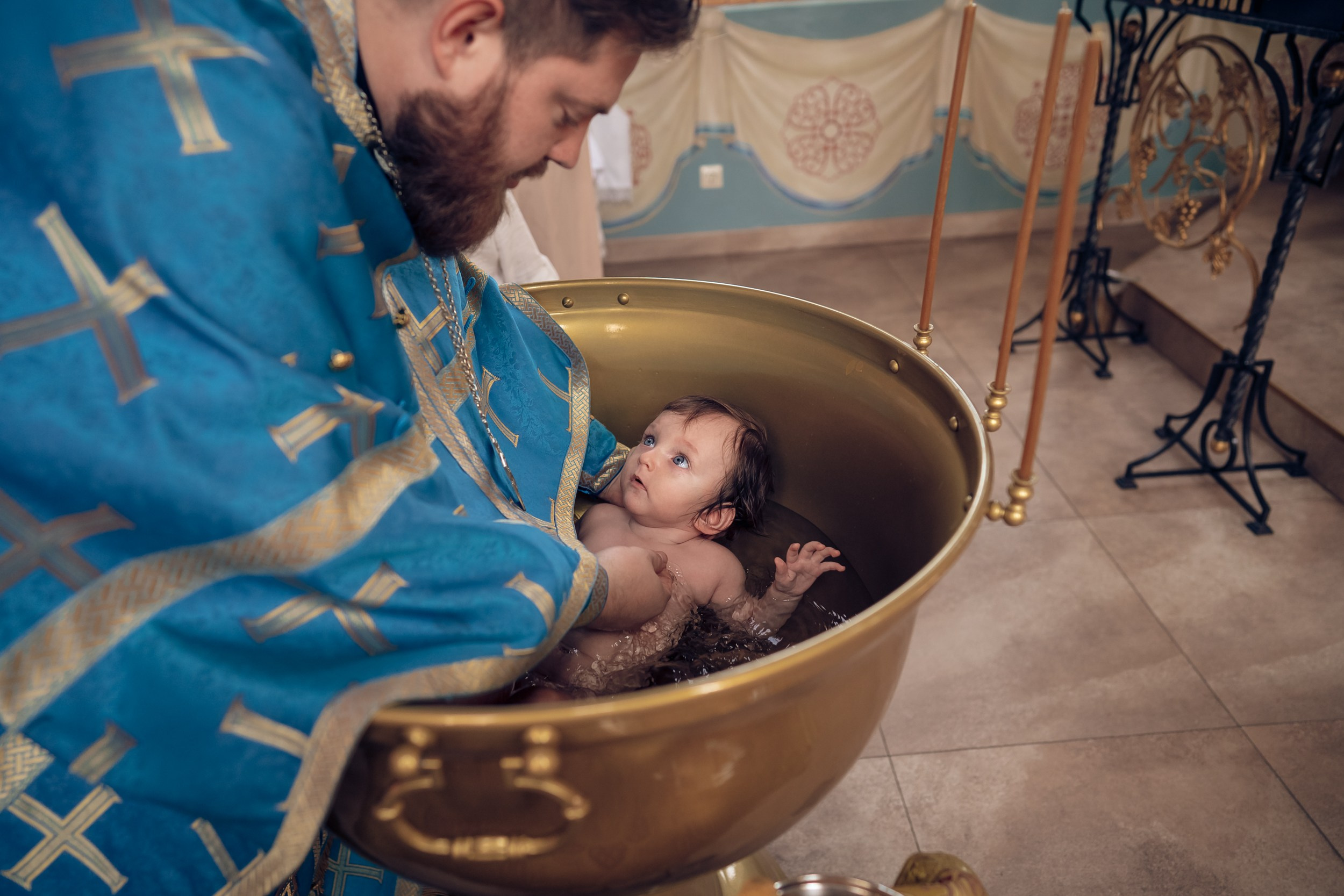 Крещение в храме ап.Андрея Первозванного. Церковный фотограф Севастополь