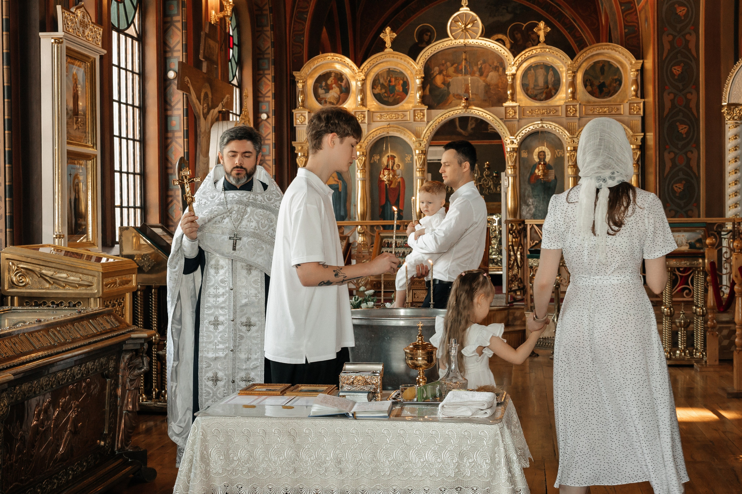 Крещение София и Сережа. Фотограф Краснодар