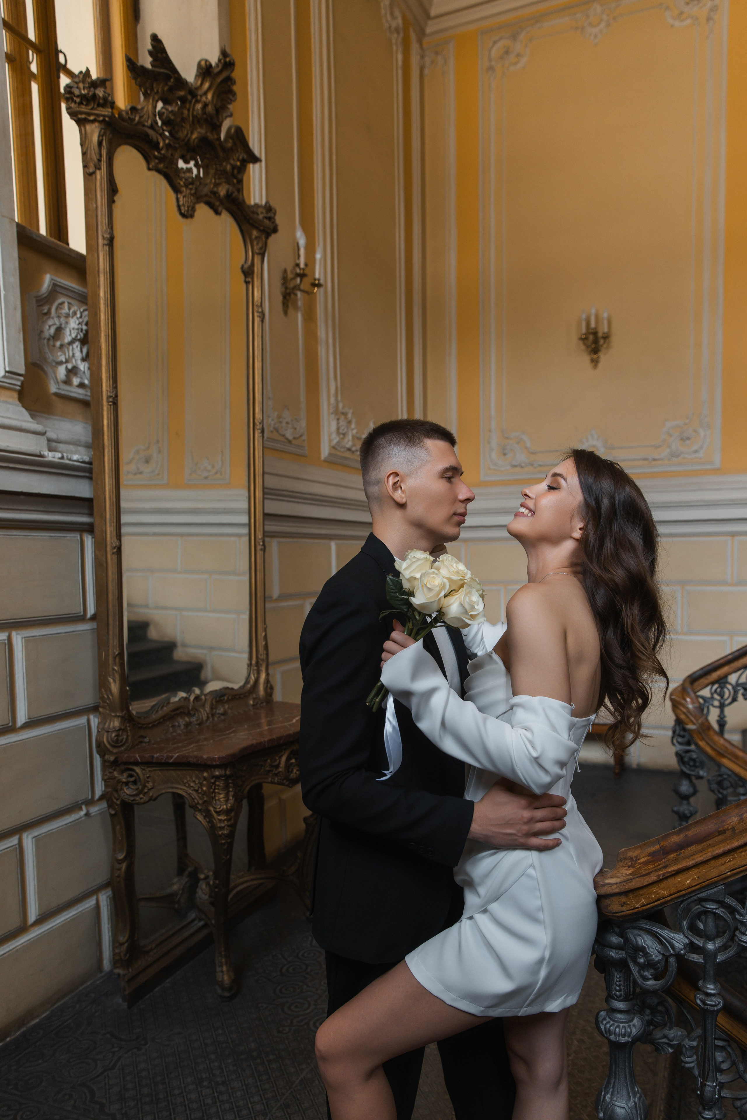 Даниил и Анастасия. Свадебная фотосессия в Библиотеке-читальне им. А. С. Пушкина. Фотограф и видеограф Анна Домашенко