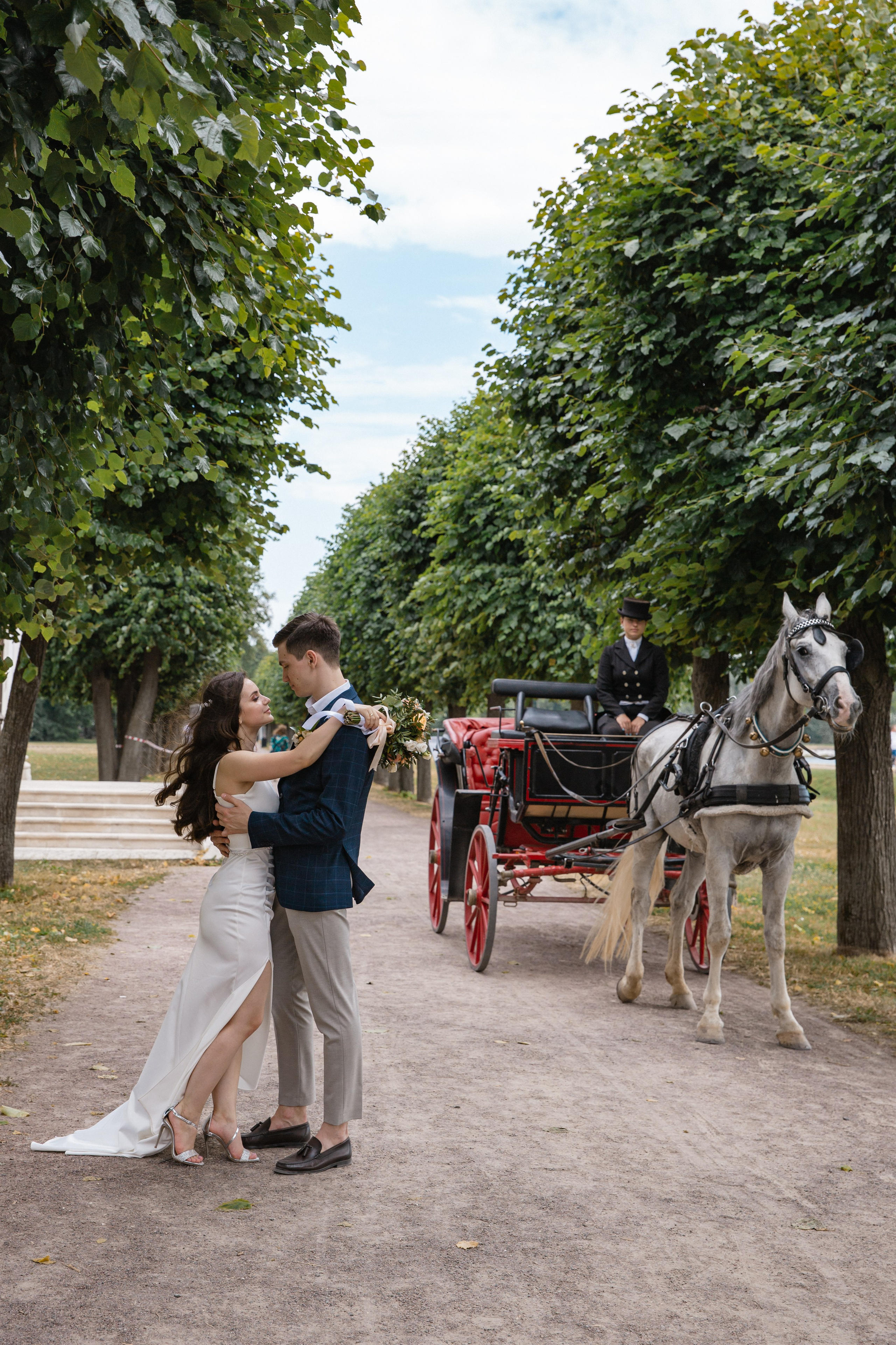 Свадебная фотосессия в усадьбе Кусково. Фотограф и видеограф Анна Домашенко