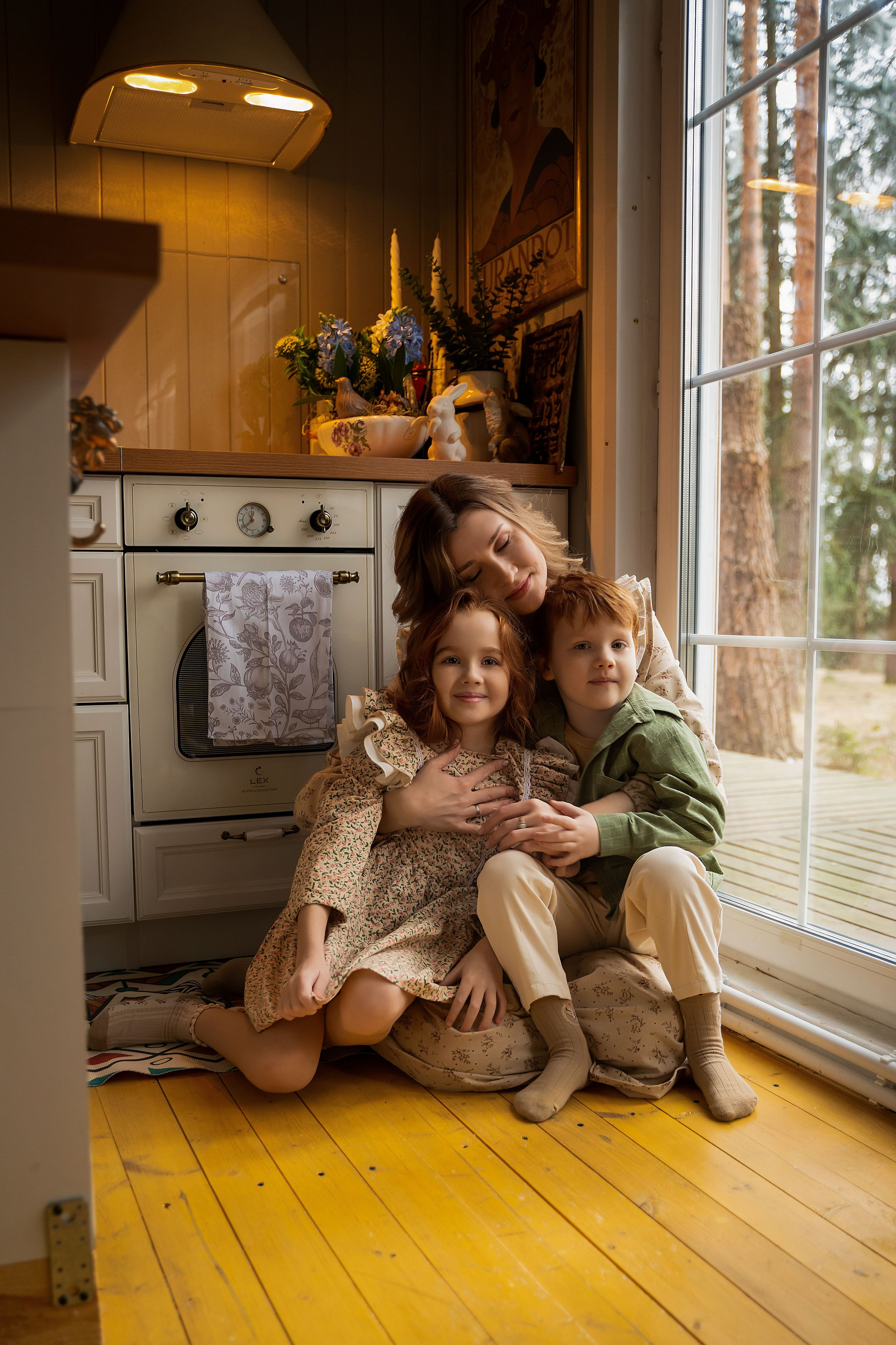 Маша и детки. Фотограф Мария Орлова