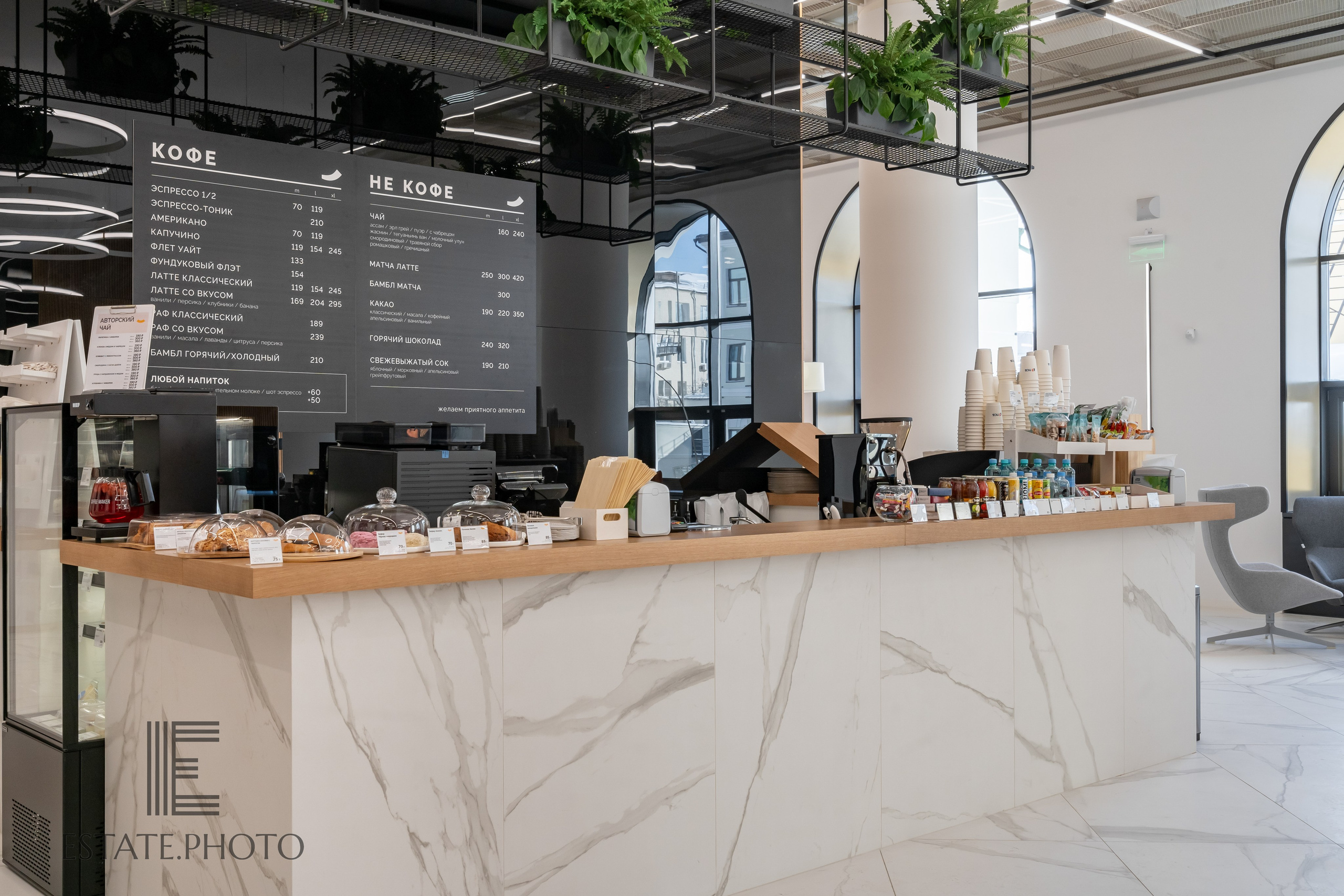 Кафе и рестораны. Интерьерный фотограф Москва Татьяна Казакова