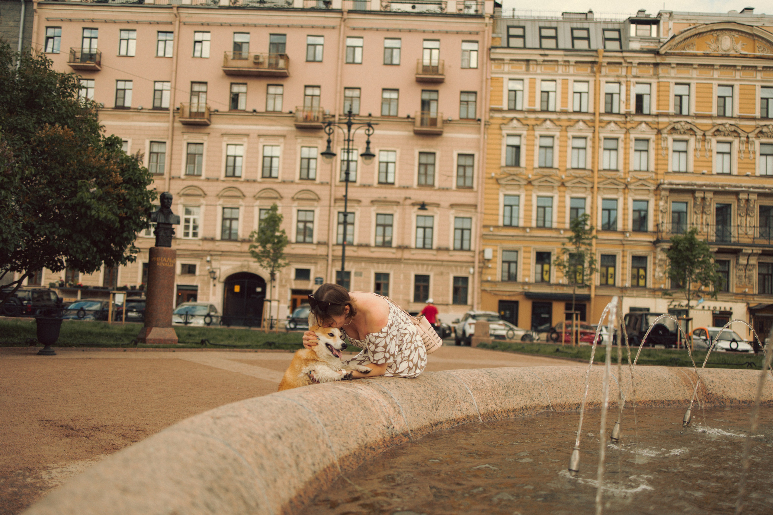 Центр, фонтан и любовь. Фотограф — Анималист | Санкт-Петербург