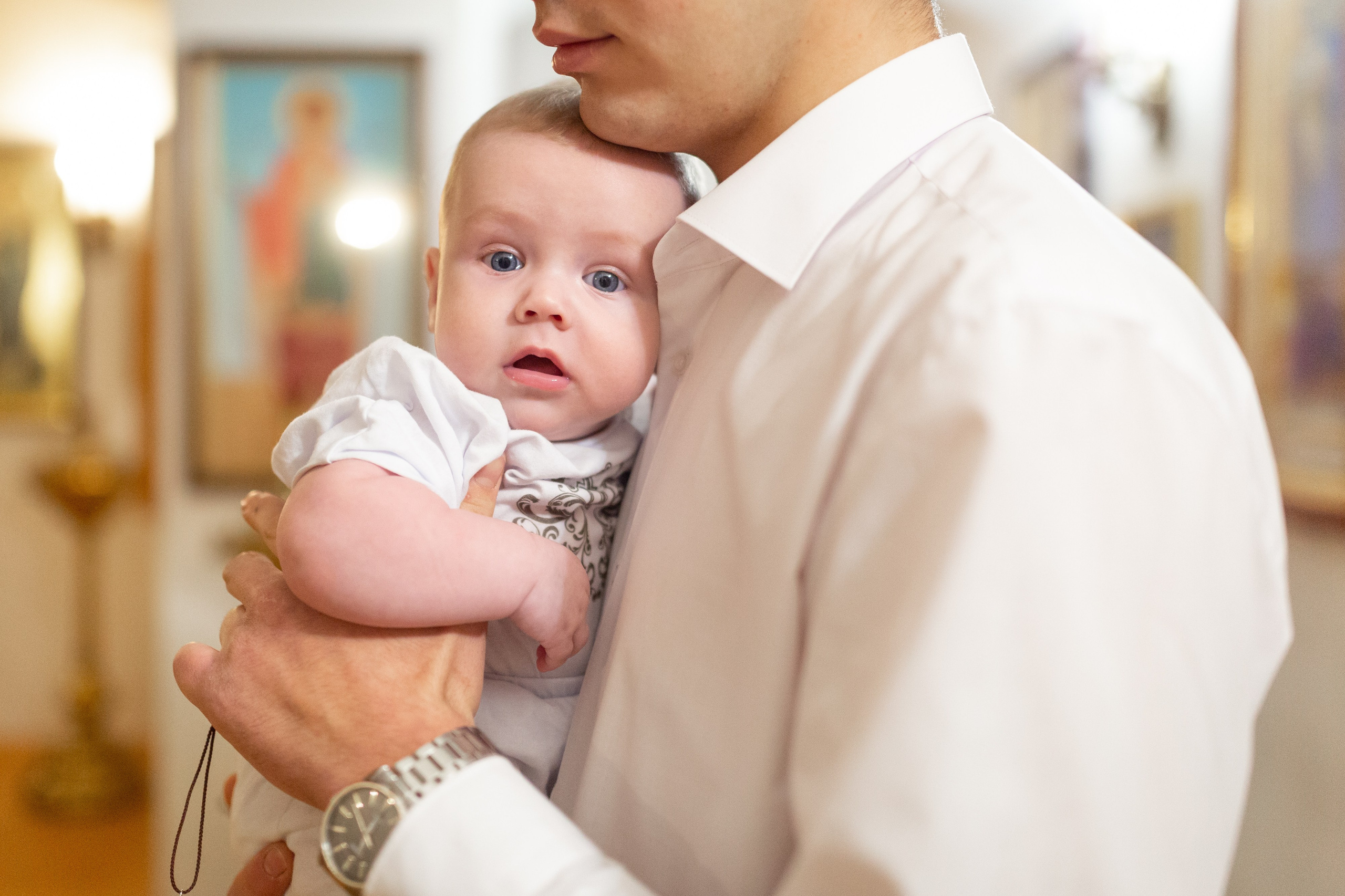 Таинство крещения. Фотограф Комаров Сергей