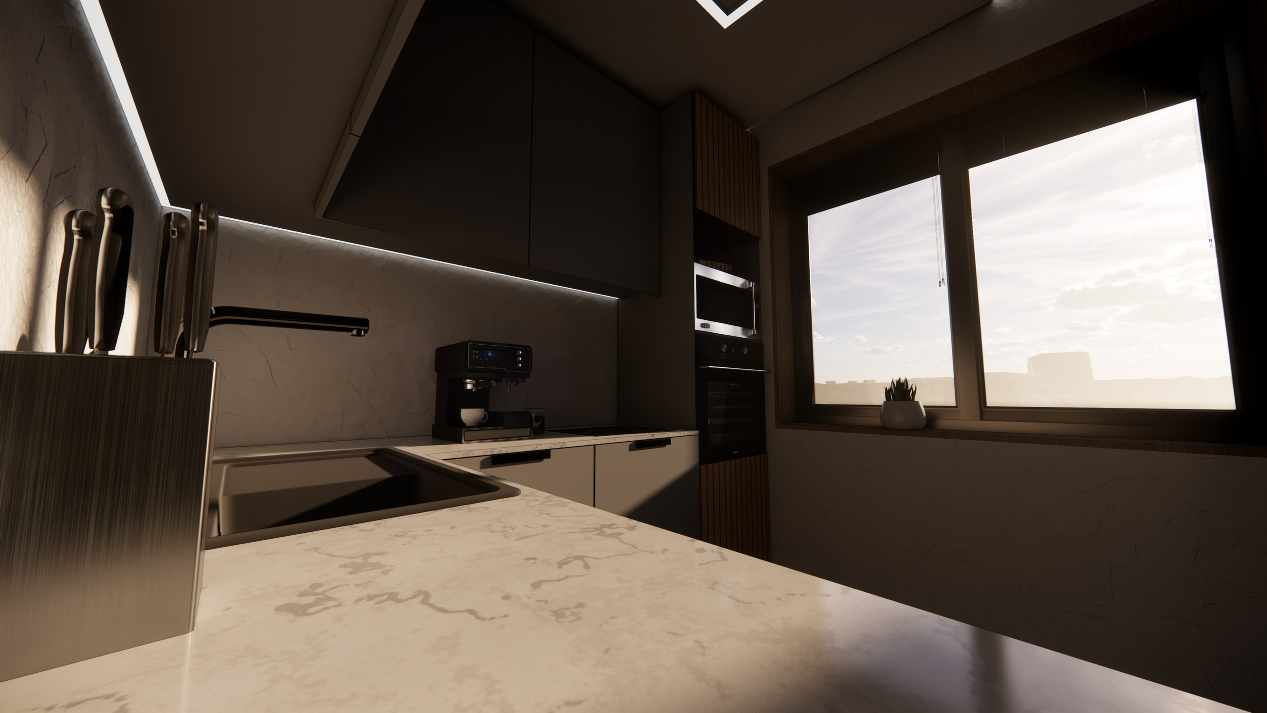 Проект № 3 — Квартира 40 кв. м. LANOIR: визуализация проектов, интерьер, экстерьер, ArchiCAD чертежи | Стерлитамак