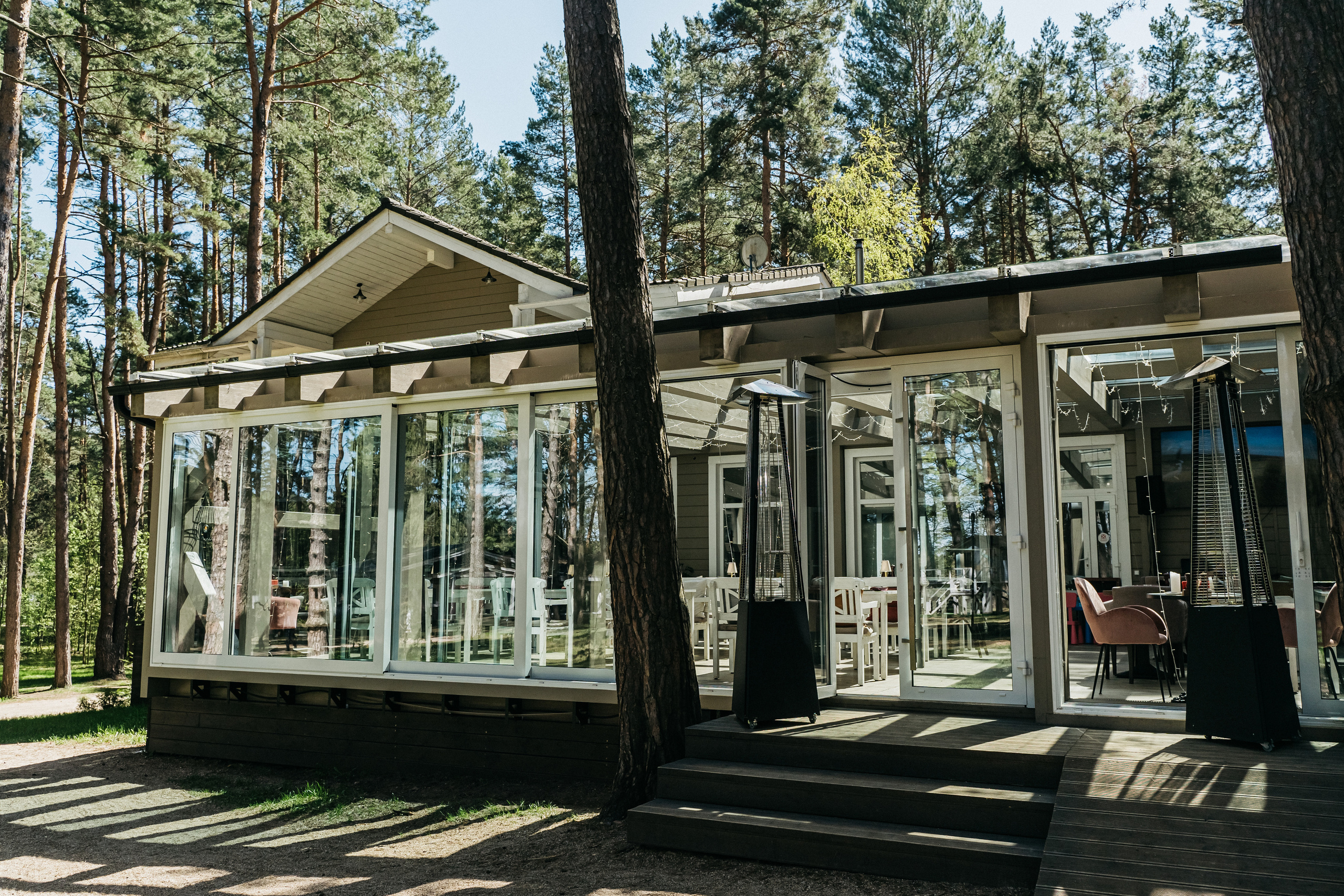 Атмосфера в Pineriver (зима/лето). Фото и видео для бизнеса Обнинск, Калуга, Москва