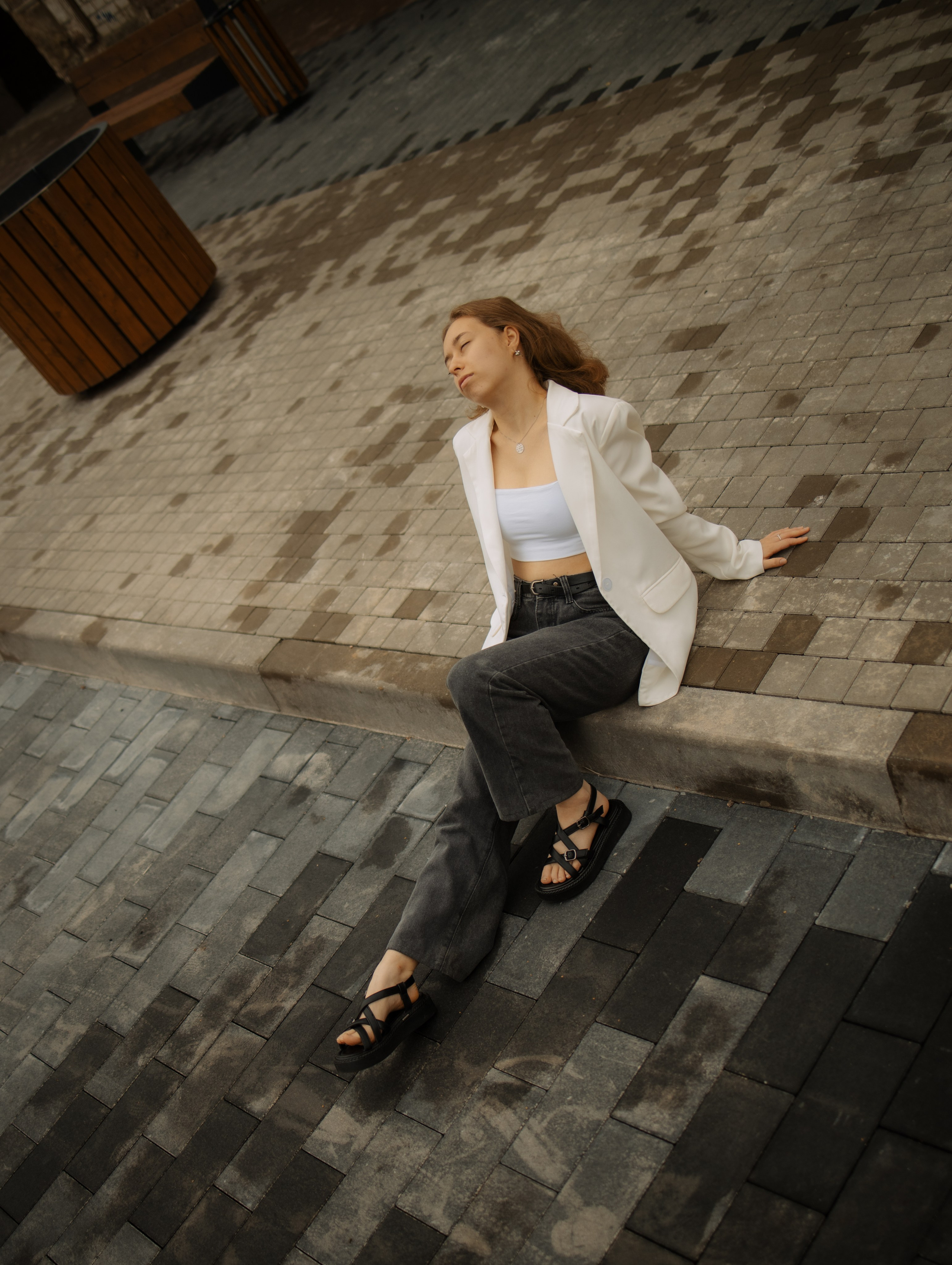 Городская лайф съемка для девушки. Фотограф Углич и Ярославль Ольга Тятюшкина