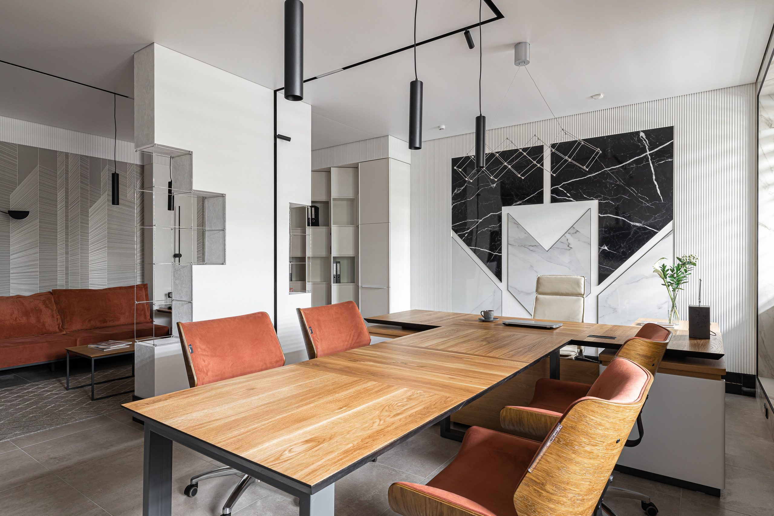 Офис на Калинина. Дизайнер Елена Котенко. Иван Благушин. Интерьерный и архитектурный фотограф в Москве и Санкт-Петербурге