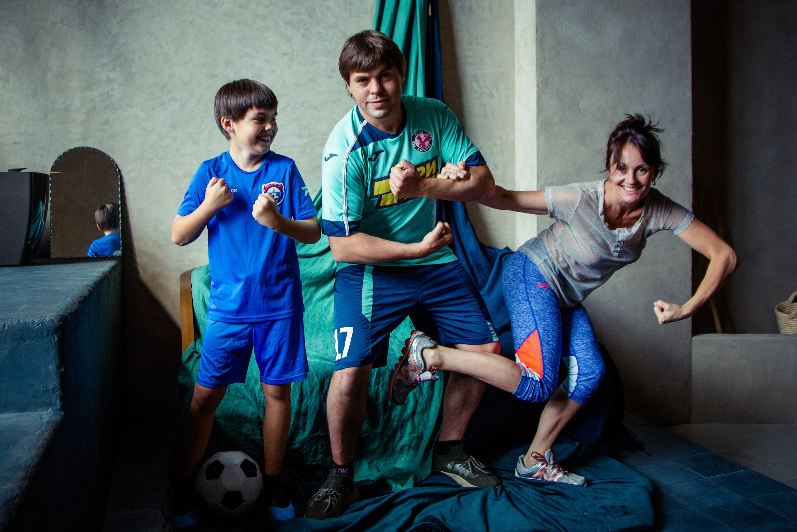 Семейная студийная фотосессия. Свадебный и семейный фотограф в Москве и Подмосковье Лариса Козлова