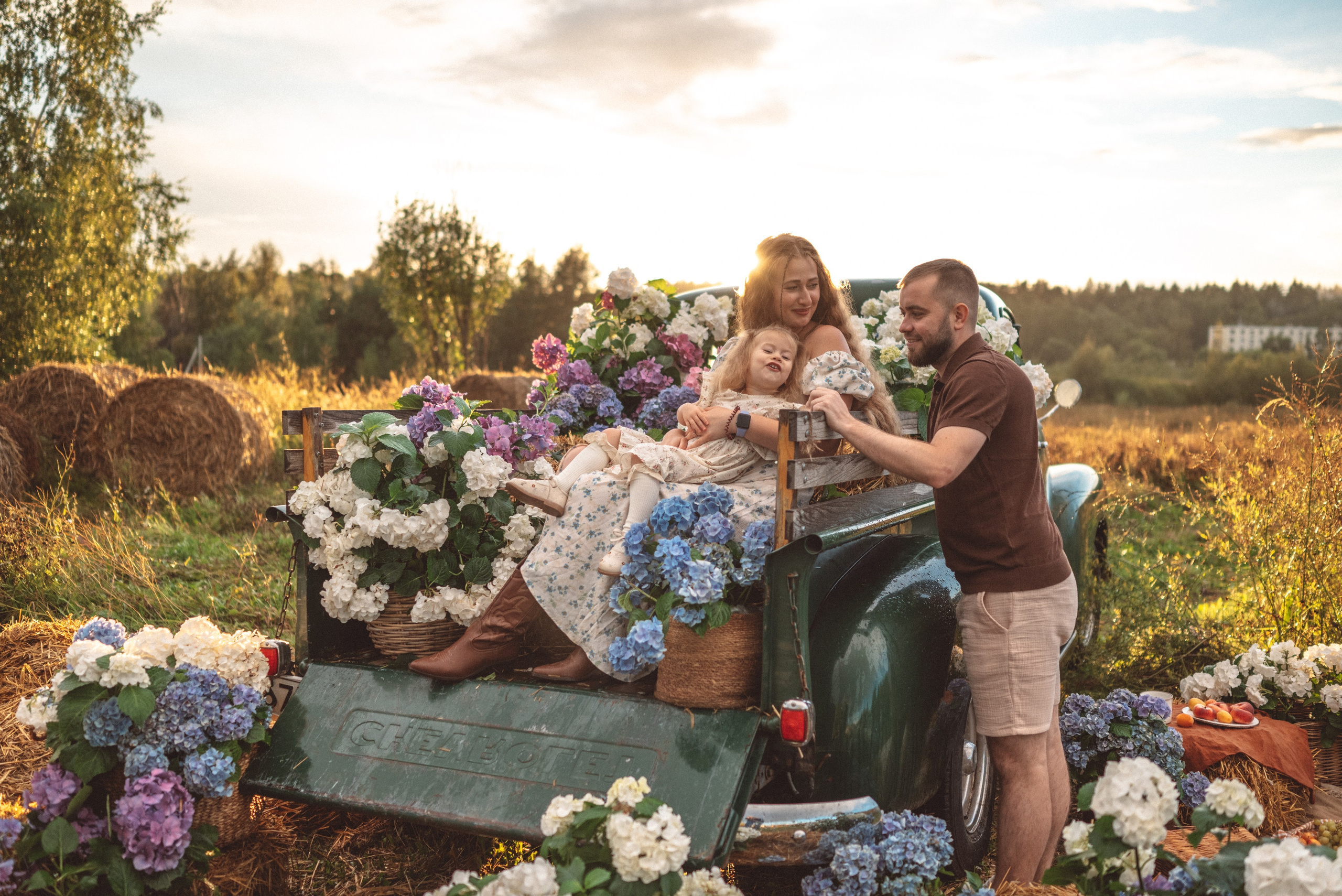 Гортензии. Семейный и детский фотограф в Москве Князева Диана