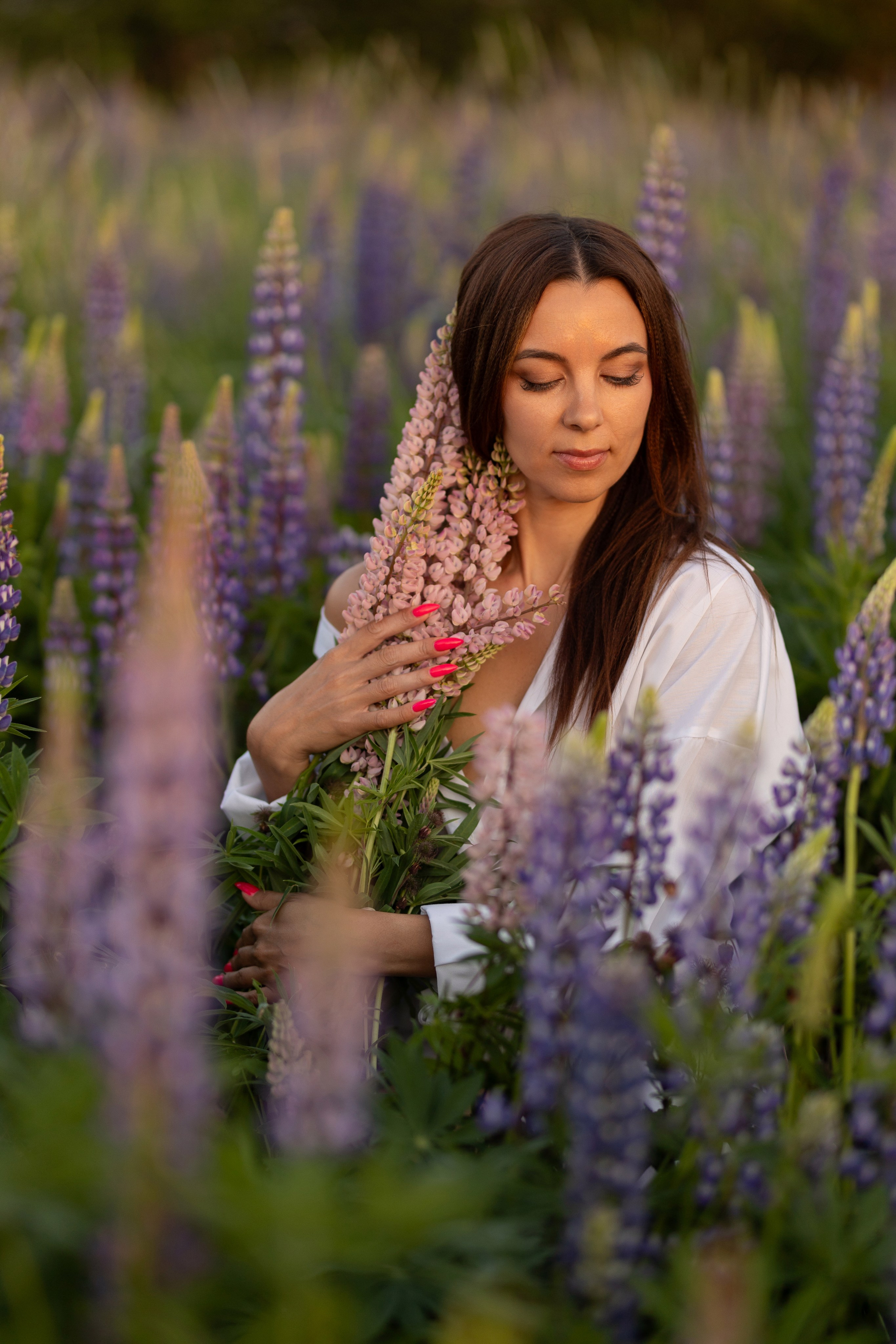 Фотосессия с люпинами. Семейный и свадебный фотограф в Санкт-Петербурге Татьяна Швыкова