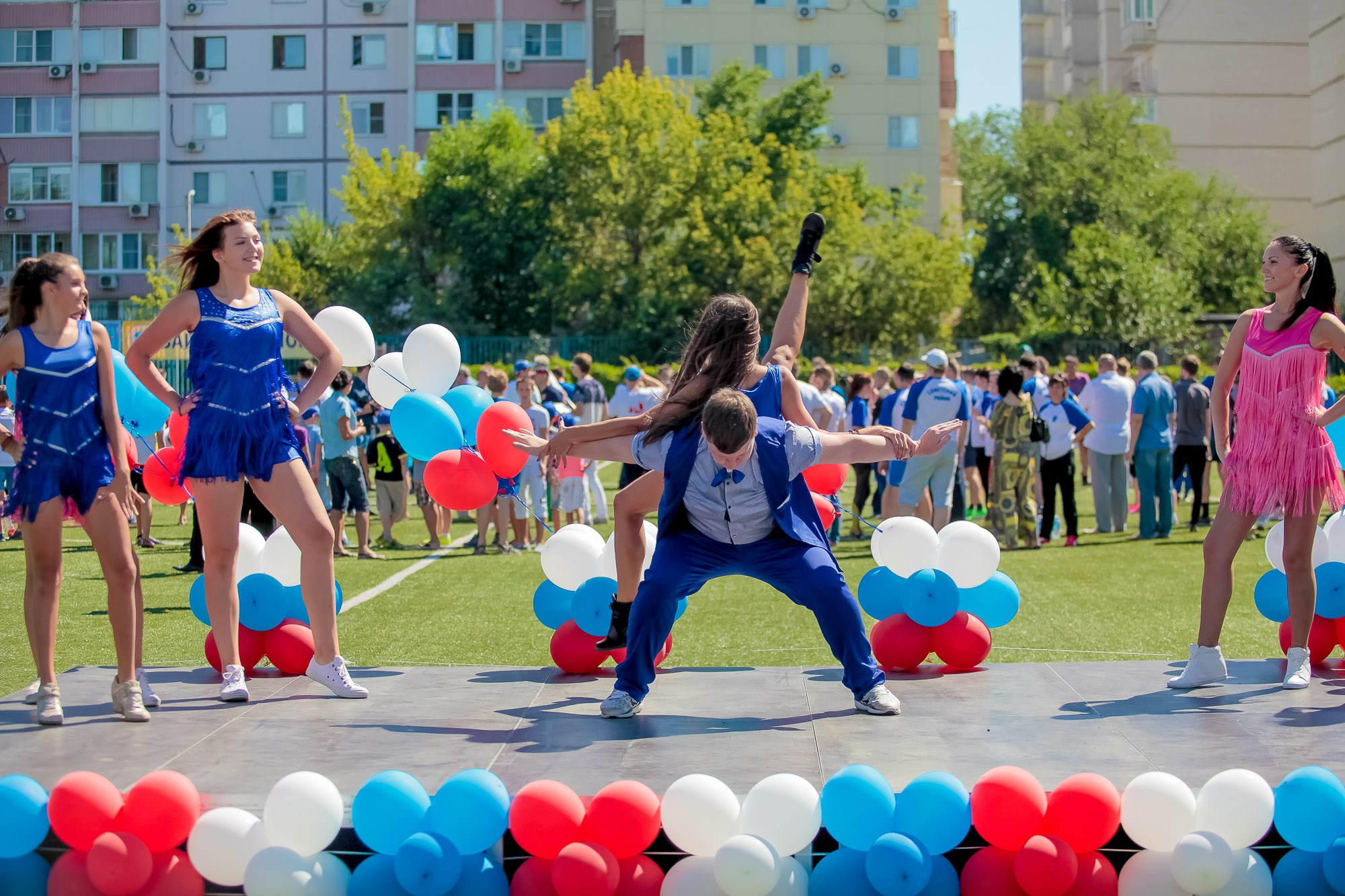 День Физкульт. Максим Матвийченко и Виктория Басова профессионалы своего дела