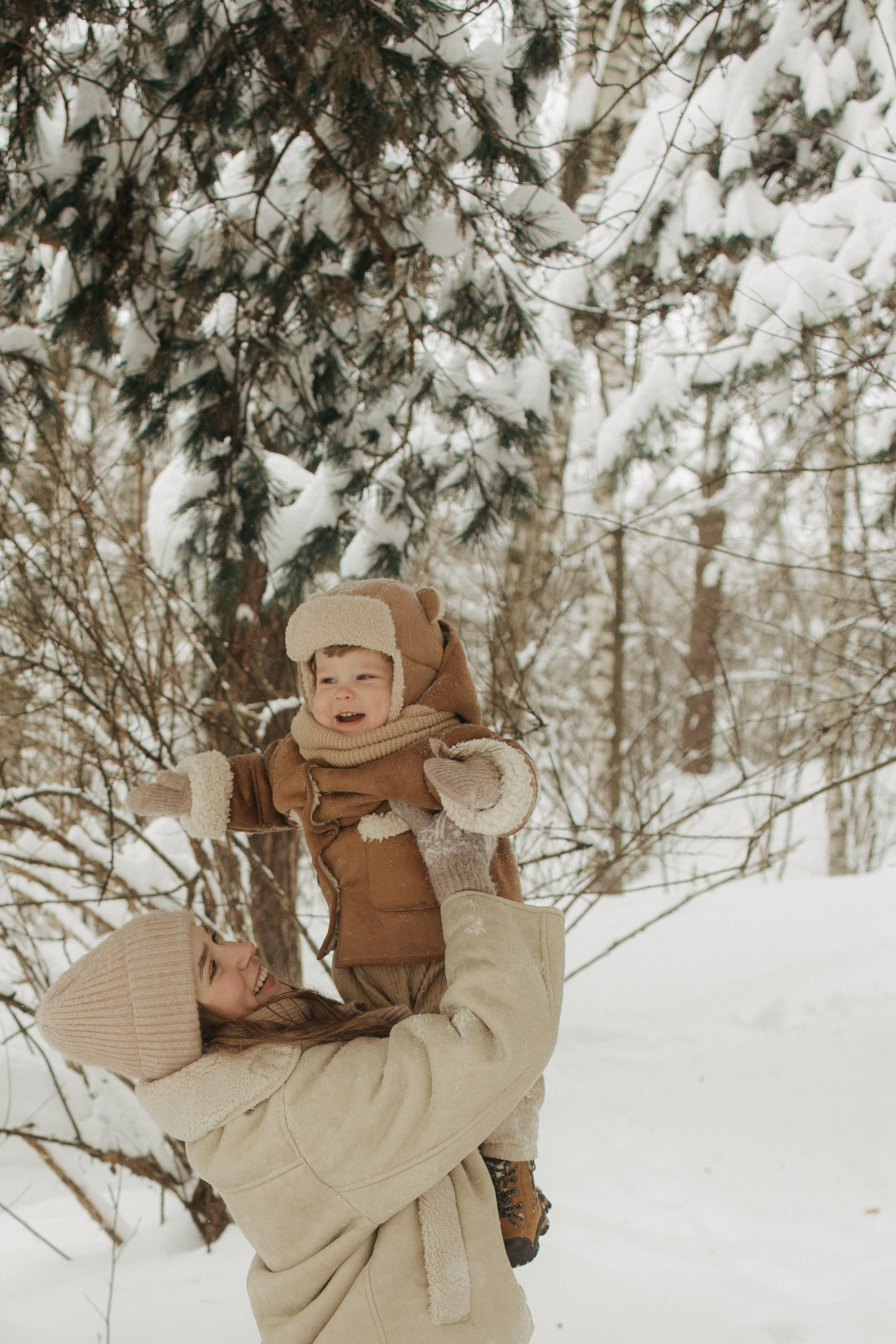 Снежный лес. Фотограф Анастасия Бобылева, Москва и Московская область