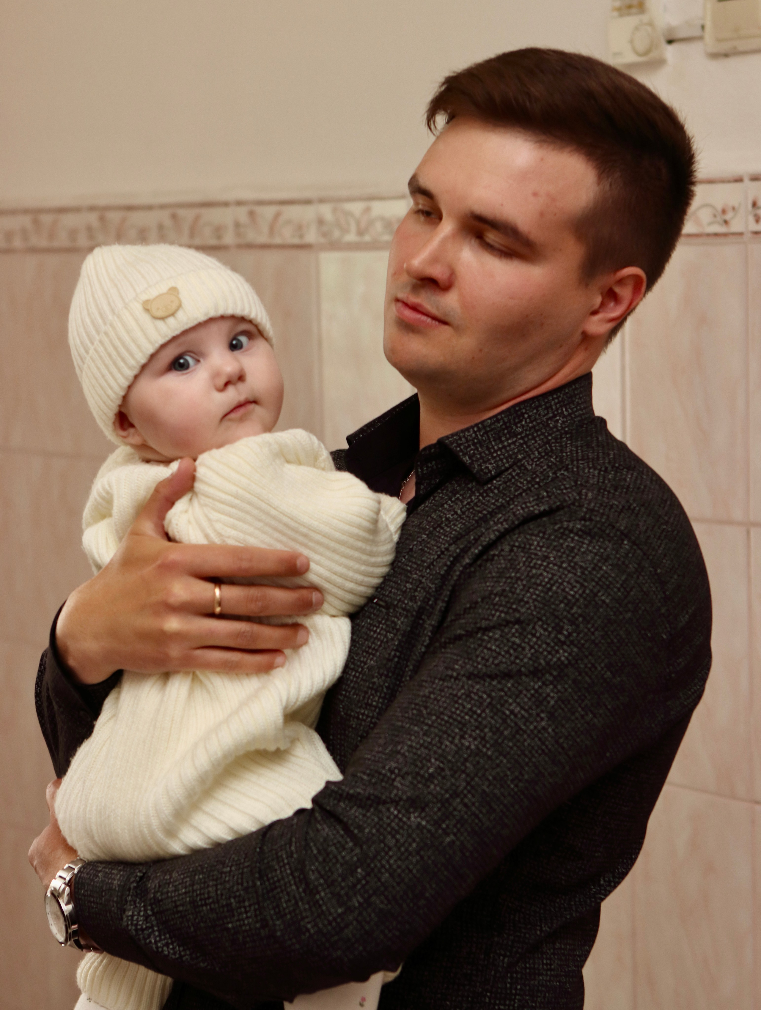 Анастасия и Вадим — крещение Виктории. Фотограф в Курске Смирнов Евгений