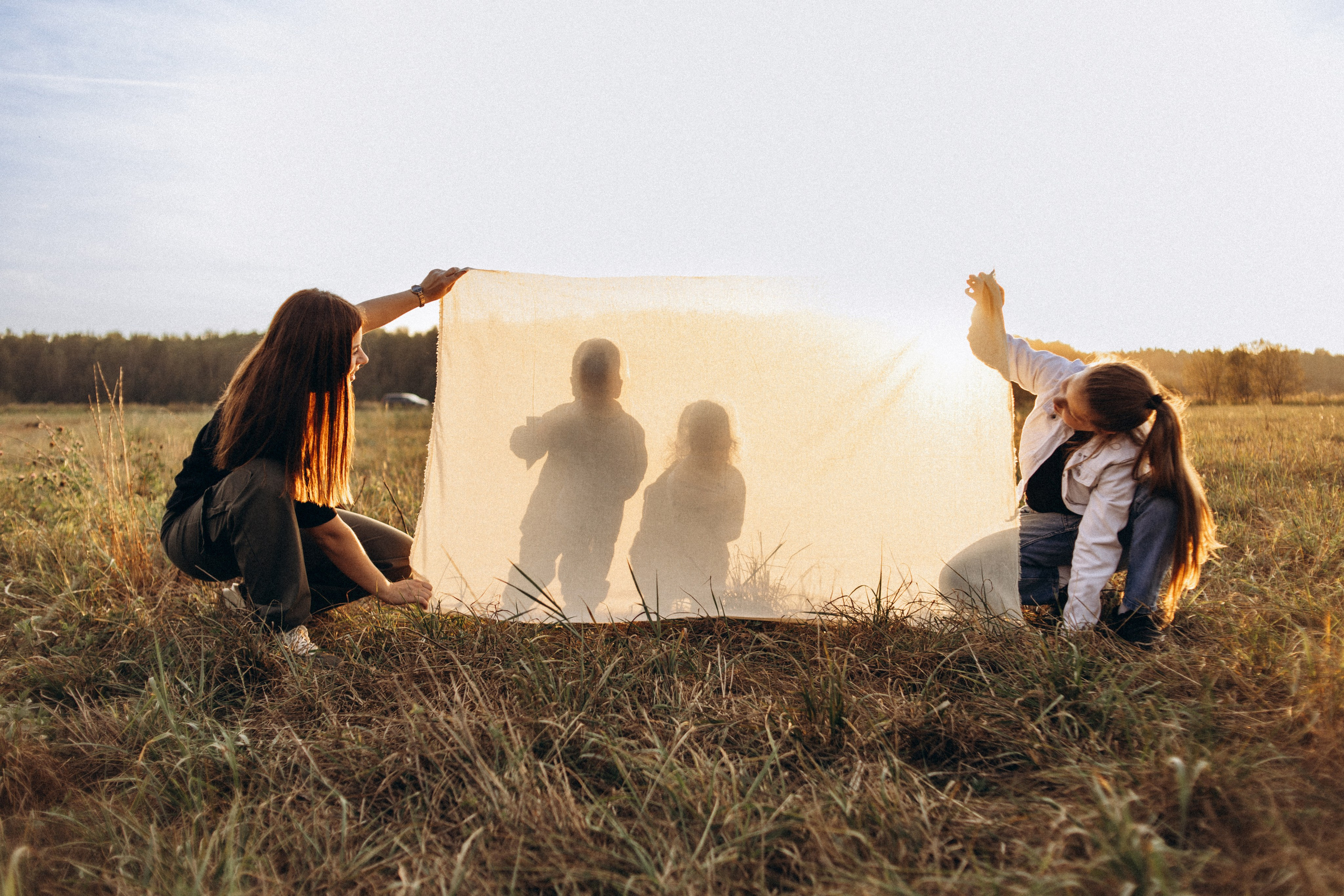 Аня, Василиса, Тася и Ваня. Фотограф В Москве и Подольске Лена Иванова