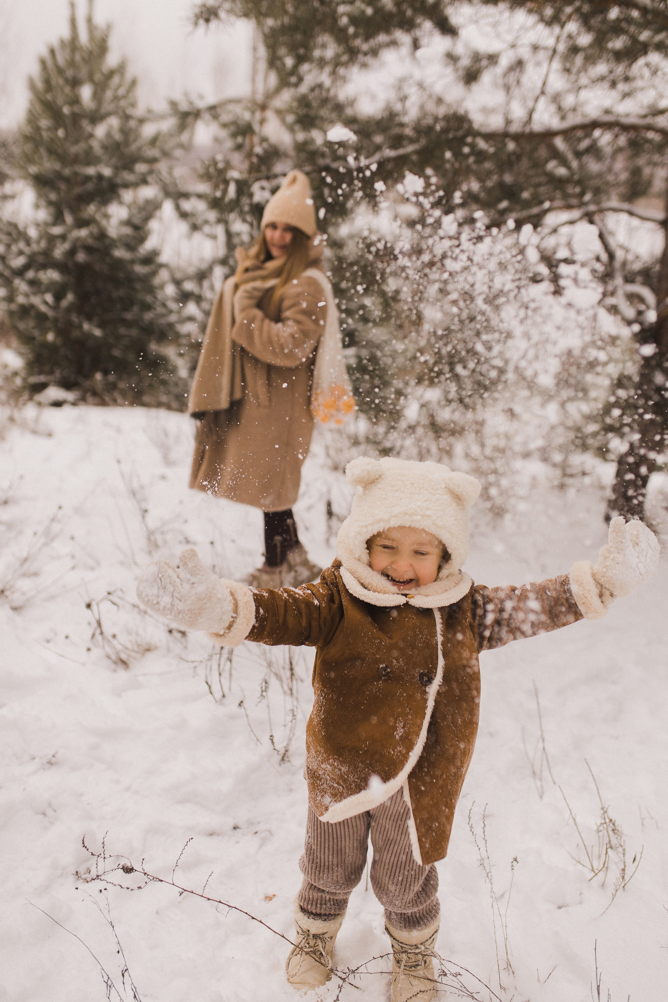 Зимние Даша и Кирюшка. Свадебный и семейный фотограф в Белгороде Евгения Курочкина