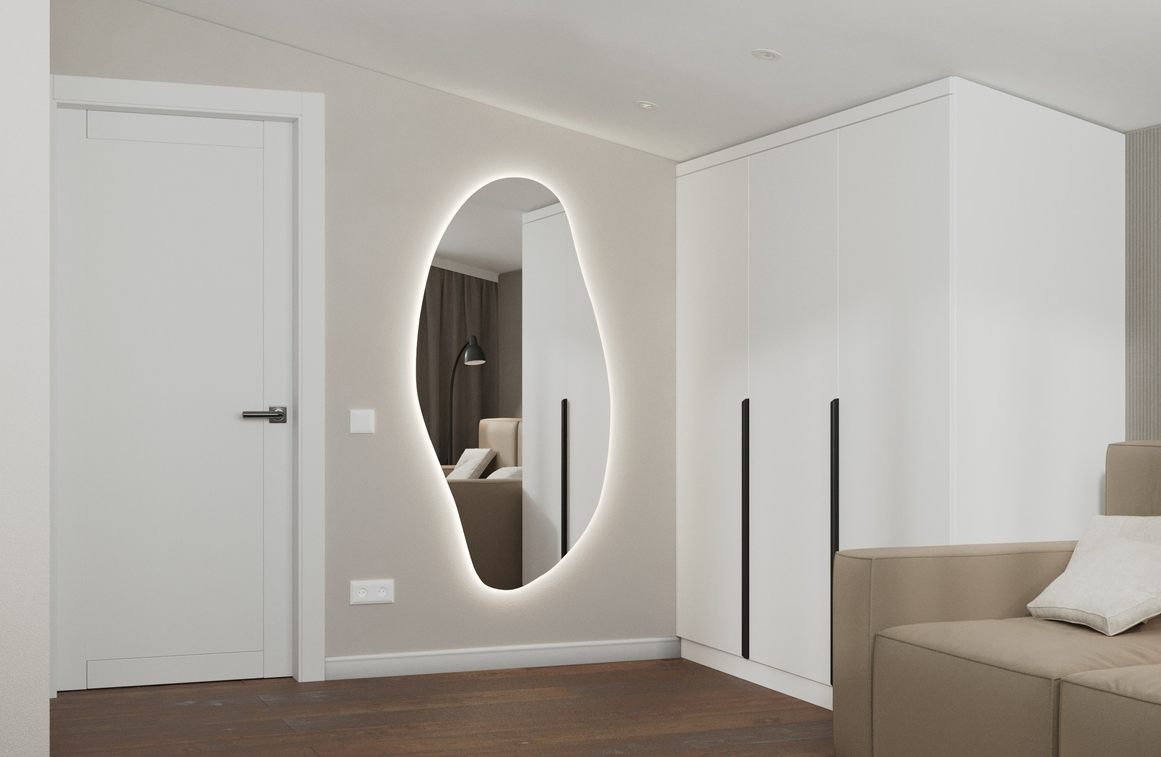 Проект квартиры в Хрустальном парке. 3D-дизайнер Кристина Пуляевская