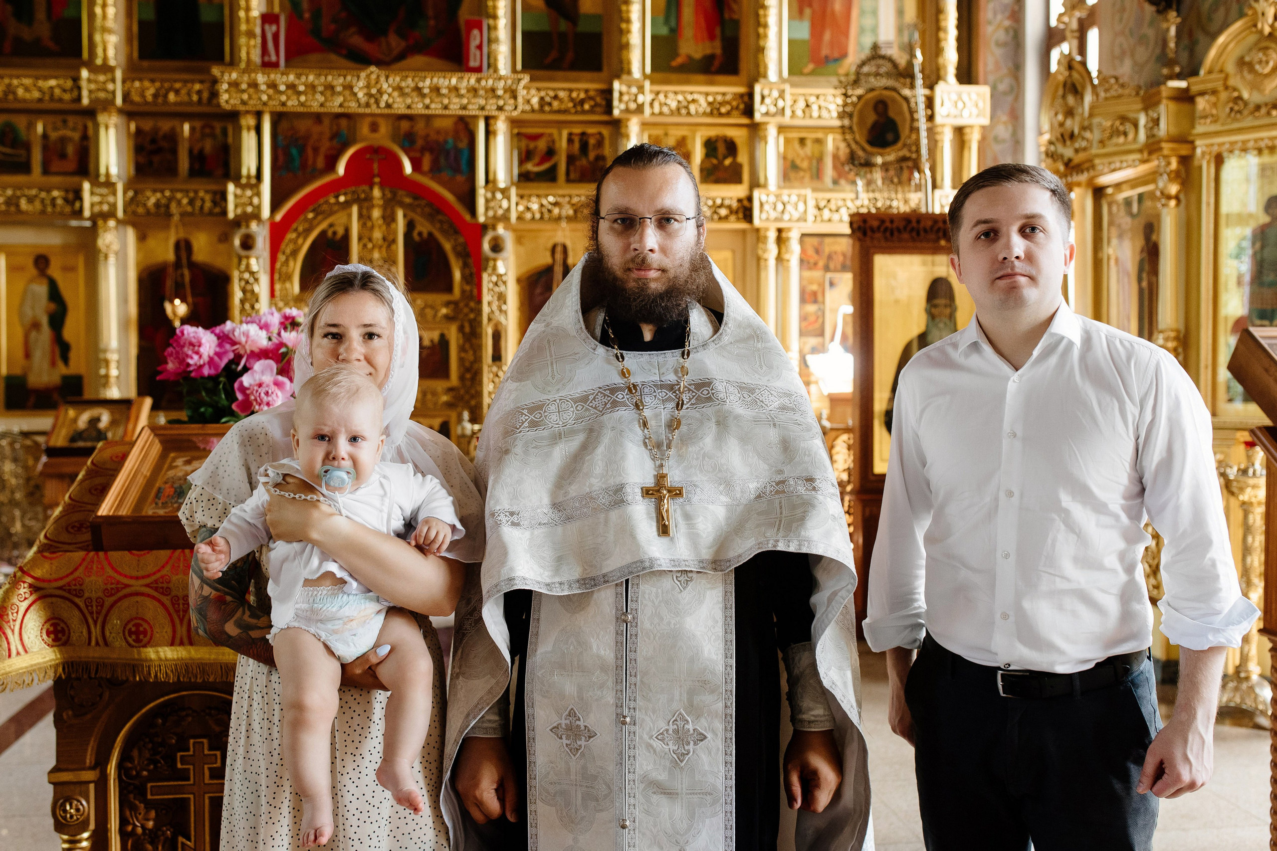 Крещение Луки. Свадебный и семейный фотограф Екатерина Иванова
