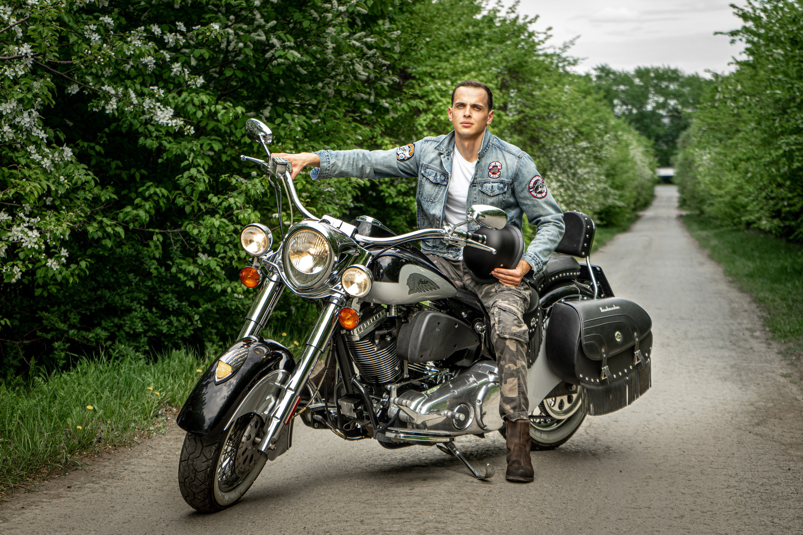 Фотосессия с мотоциклом. Фотограф Екатеринбург Кокшарова Александра