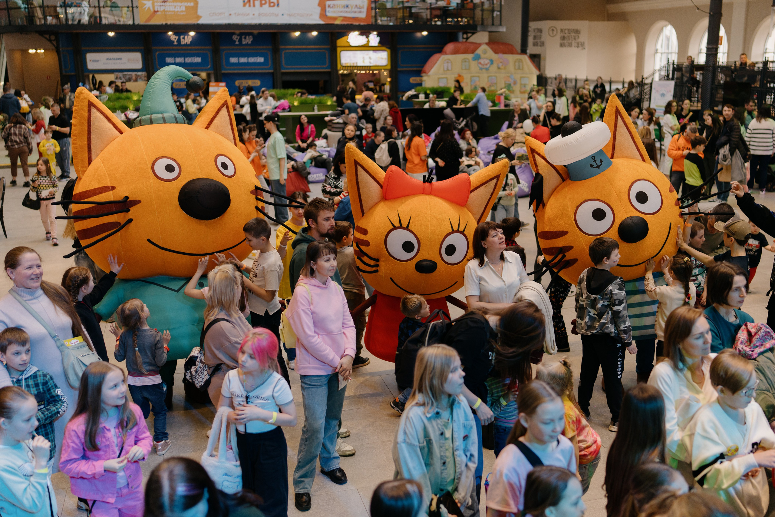 Три кота на «Каникулы с Комсомолкой» 04.05.24. Свадебный и семейный фотограф в Санкт-Петербурге Дмитрий Панин
