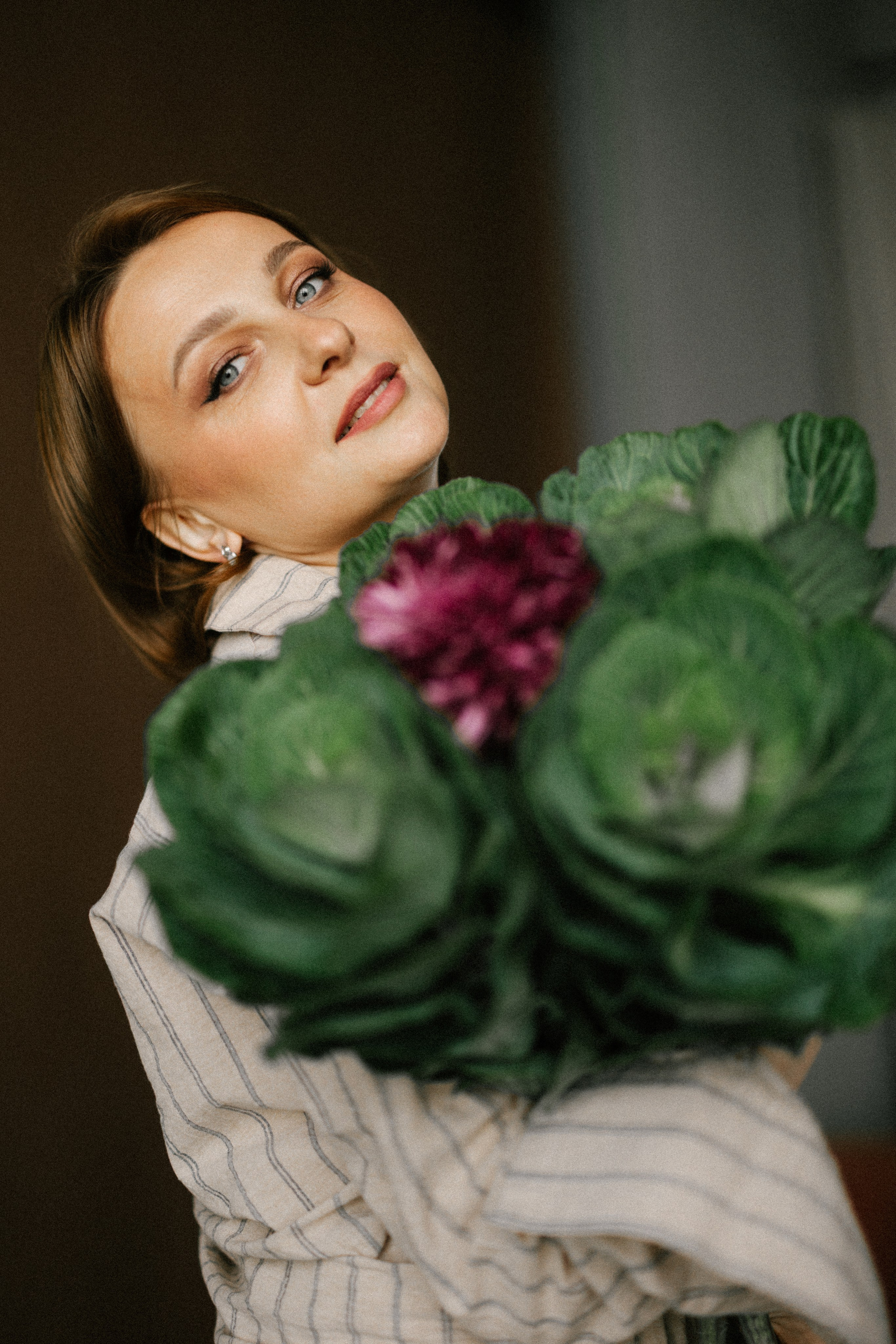Букет из капусты. Свадебный и портретный фотограф — Мария Костина