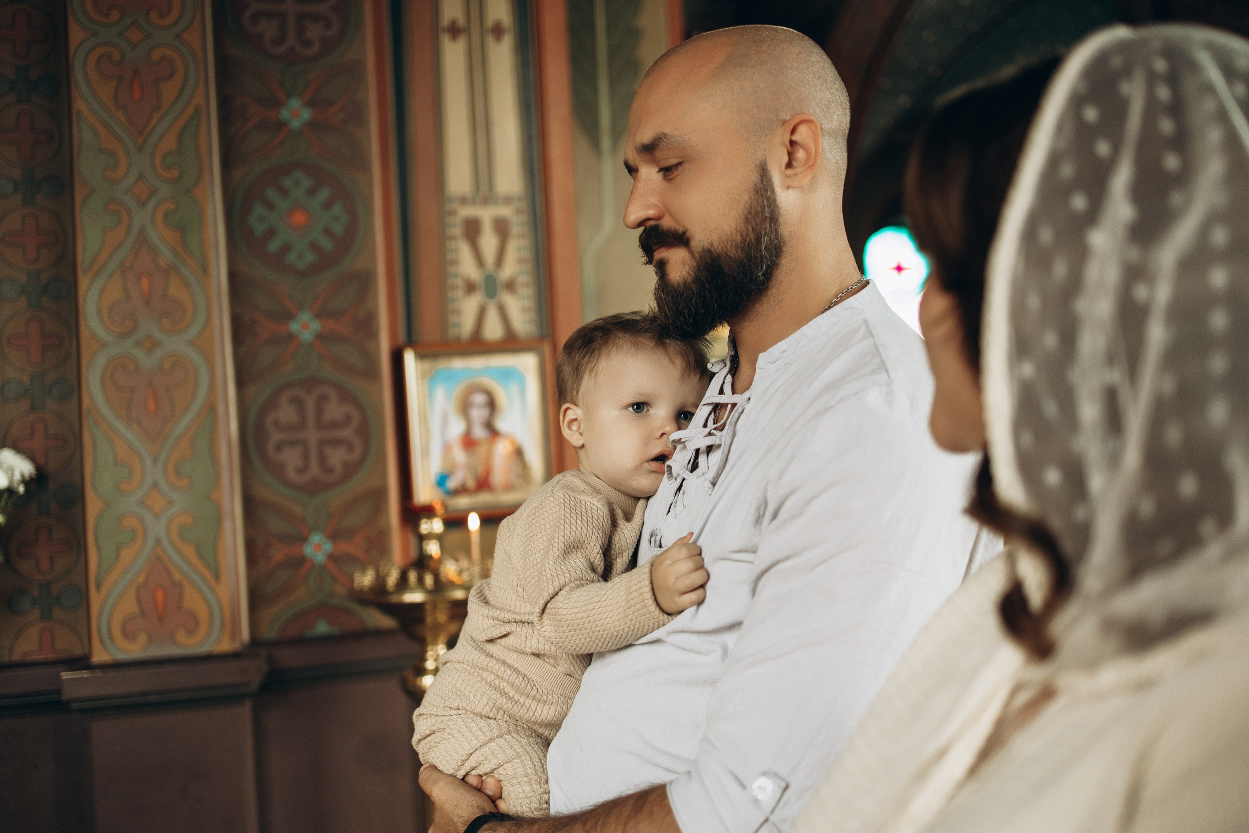 Таинство крещения Матвея. Самый теплый фотограф в Краснодаре Рябоконь Ксения