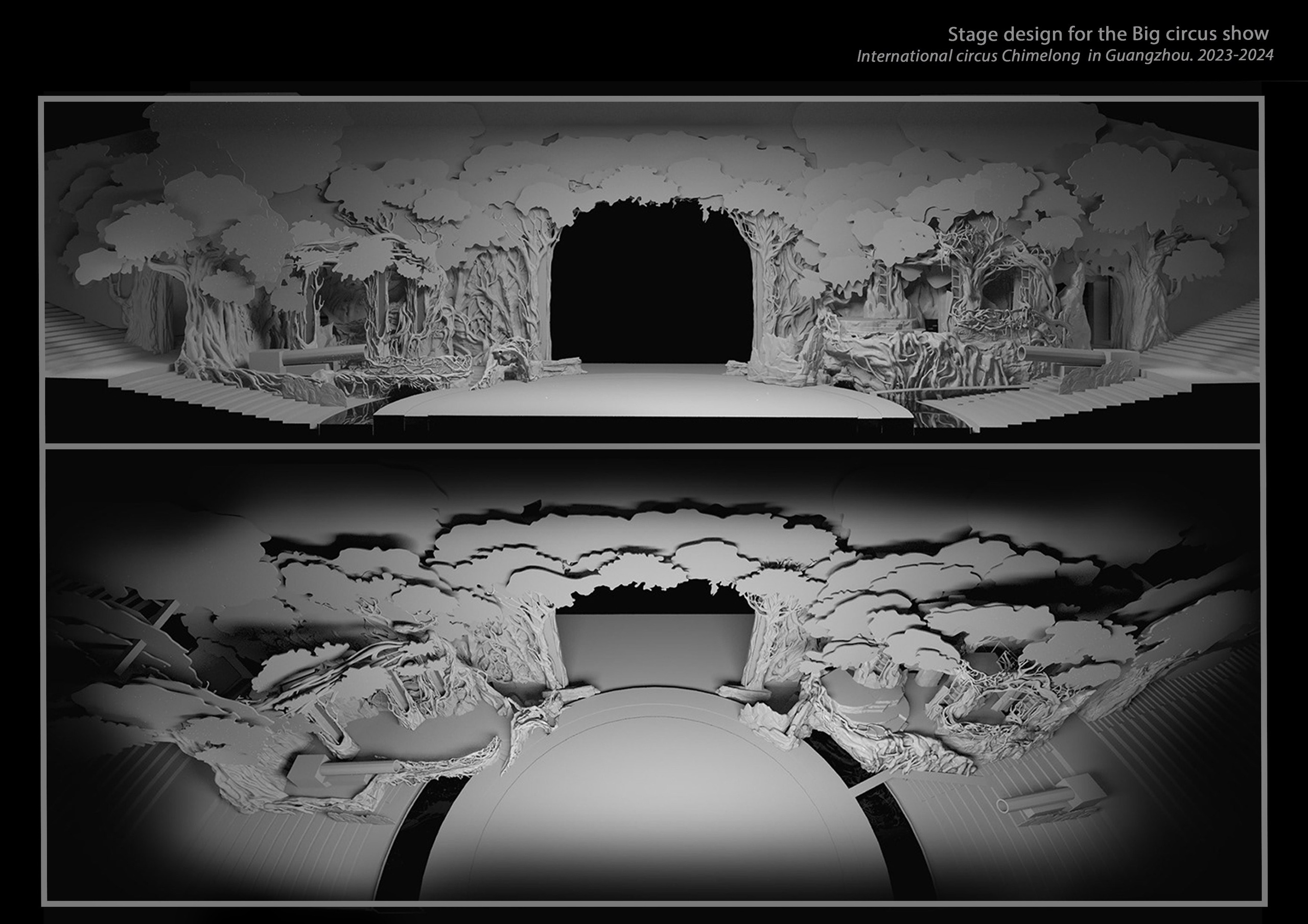 STAGE DESIGN. Munina Dina. Set design portfolio