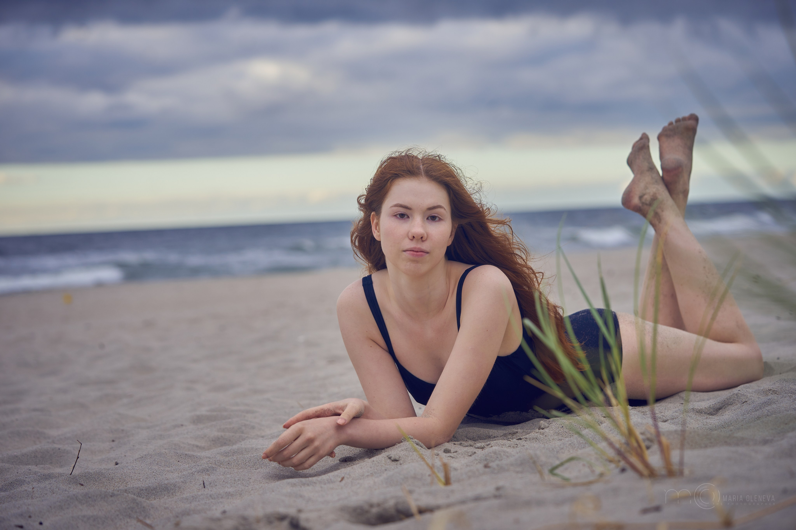 Полина и море. Фотограф Мария Оленева