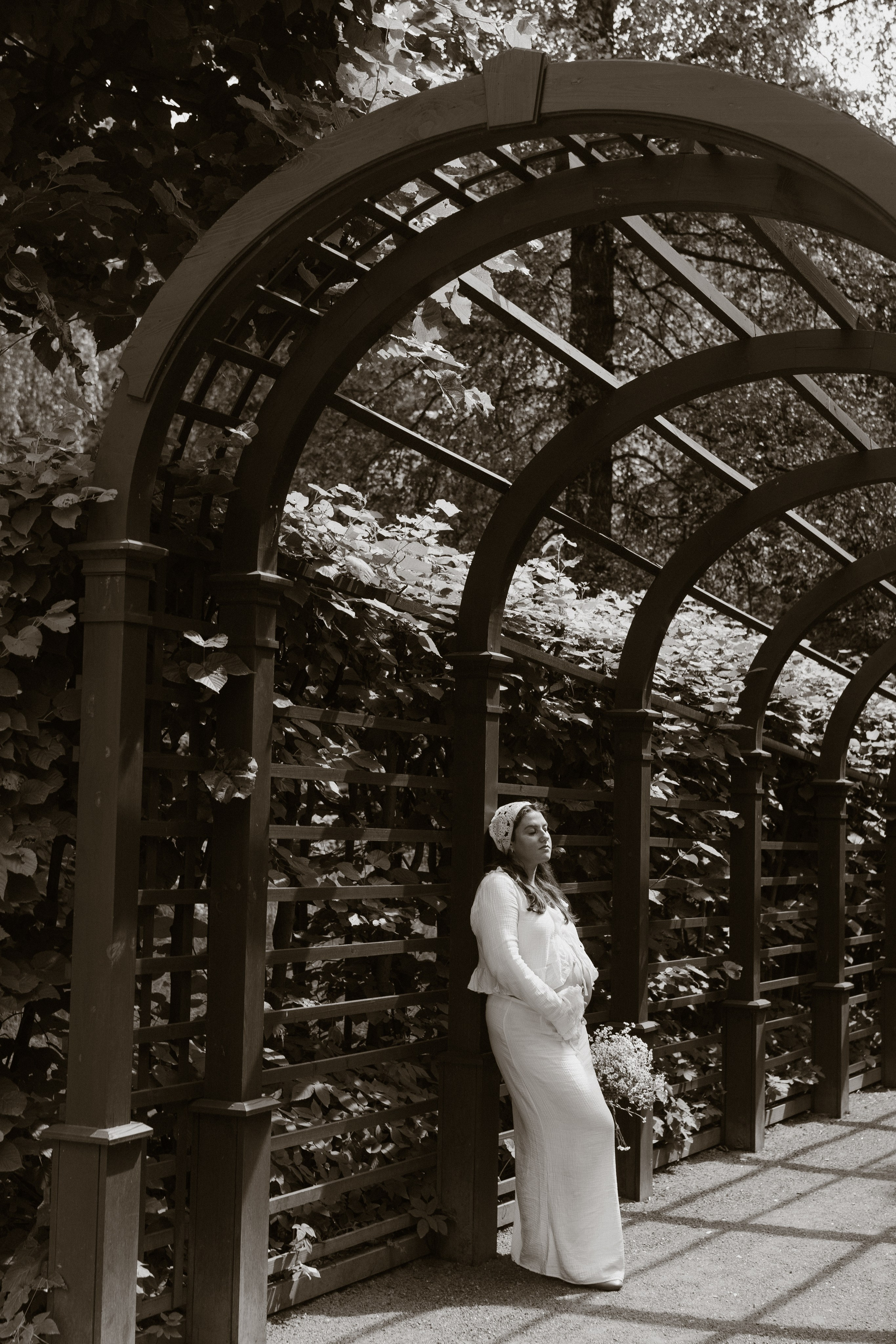 Беременная фотосессия в Кусково. Семейный, ньюборн фотограф, фотограф на роды в Москве, Виктория Тюльдюкова